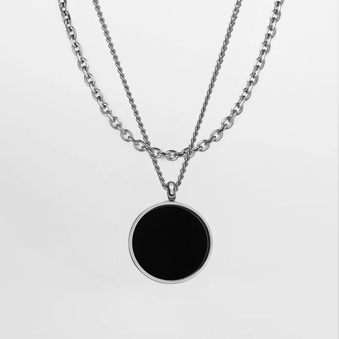 Black Onyx + Cable Bundle - Sølvtonet