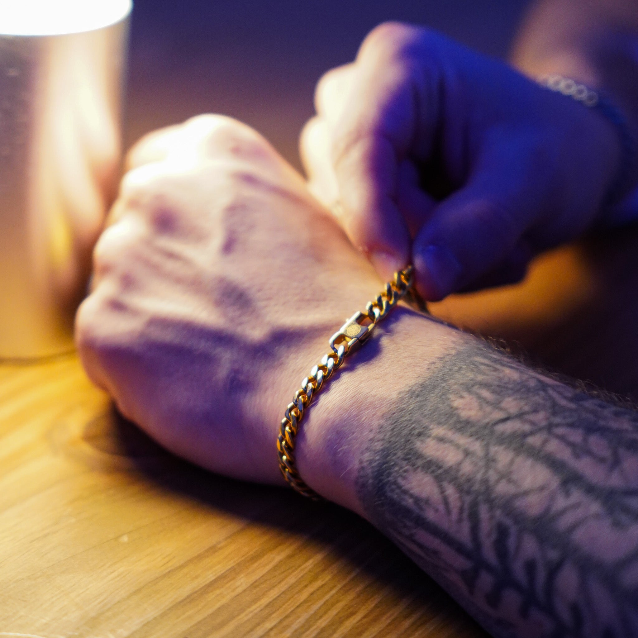 Sequence armband - Guldton