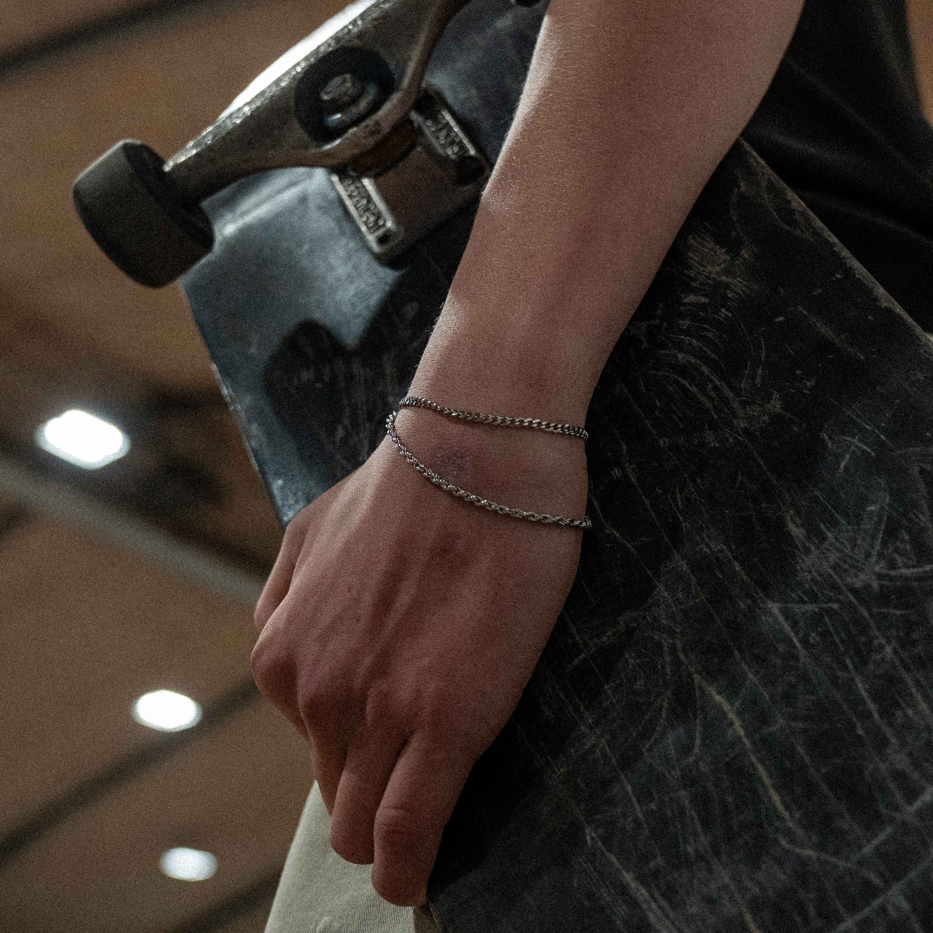 Snor Armbånd - Sølvtonet