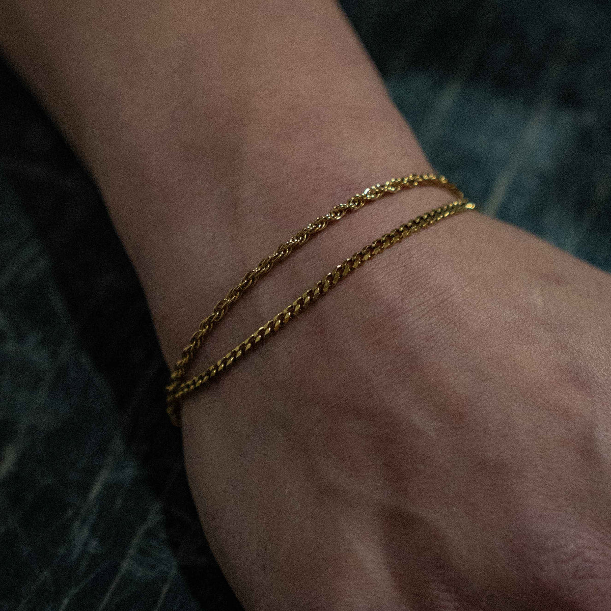 Minimal Sequence armband - Guldton
