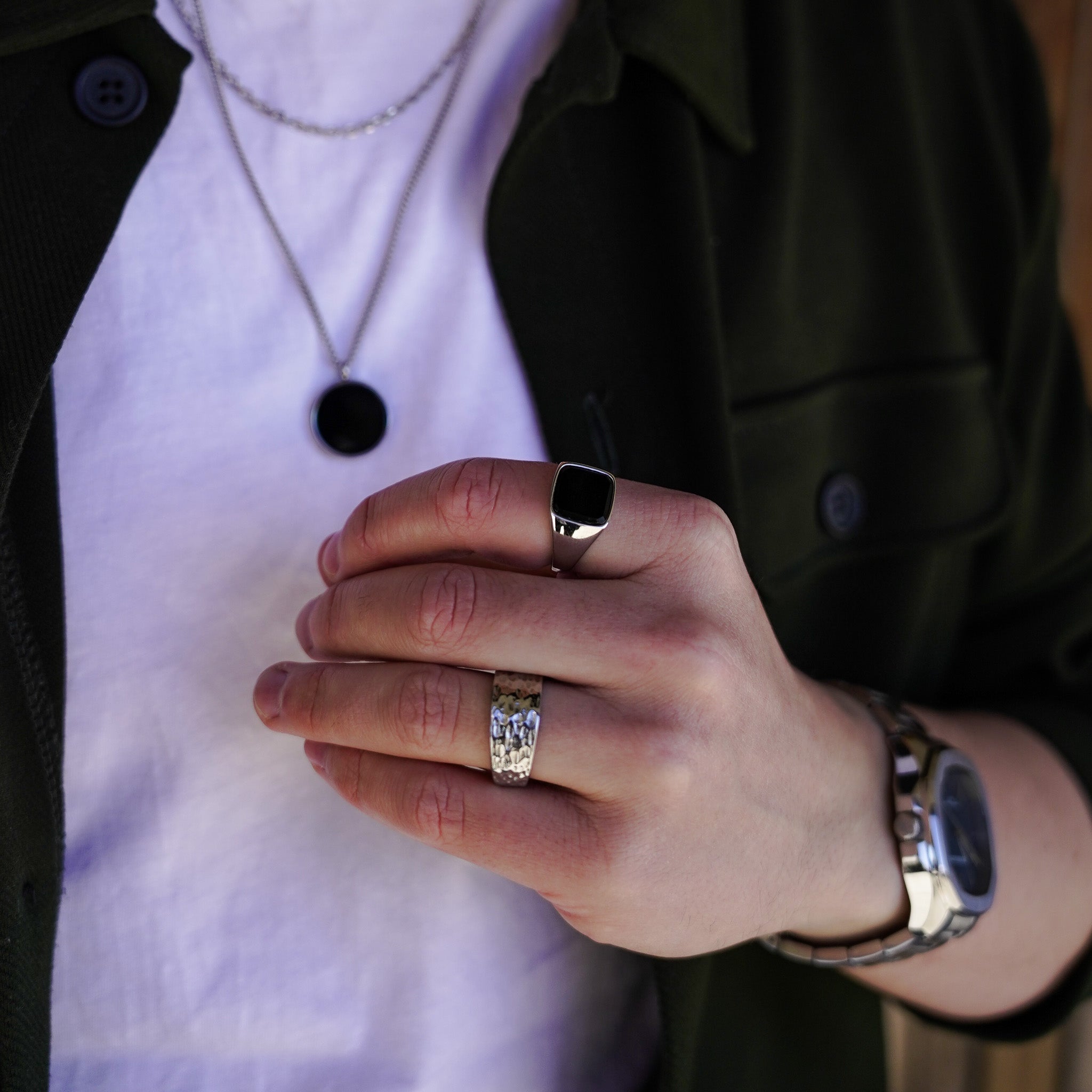 Black Onyx Signature - Silverton ring