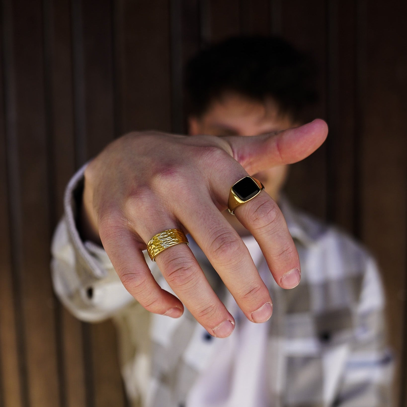 Black Onyx & Hammered Bundle - Guldton