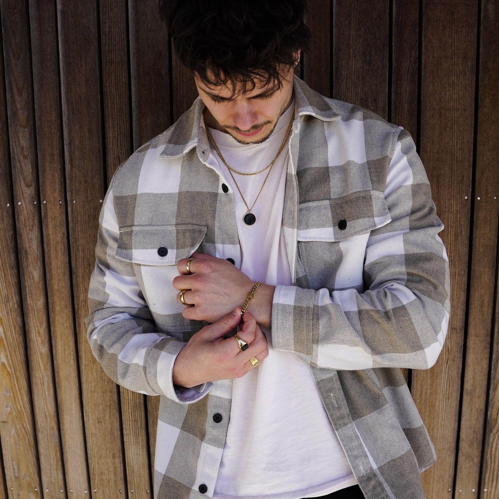 Sequence armband - Guldton