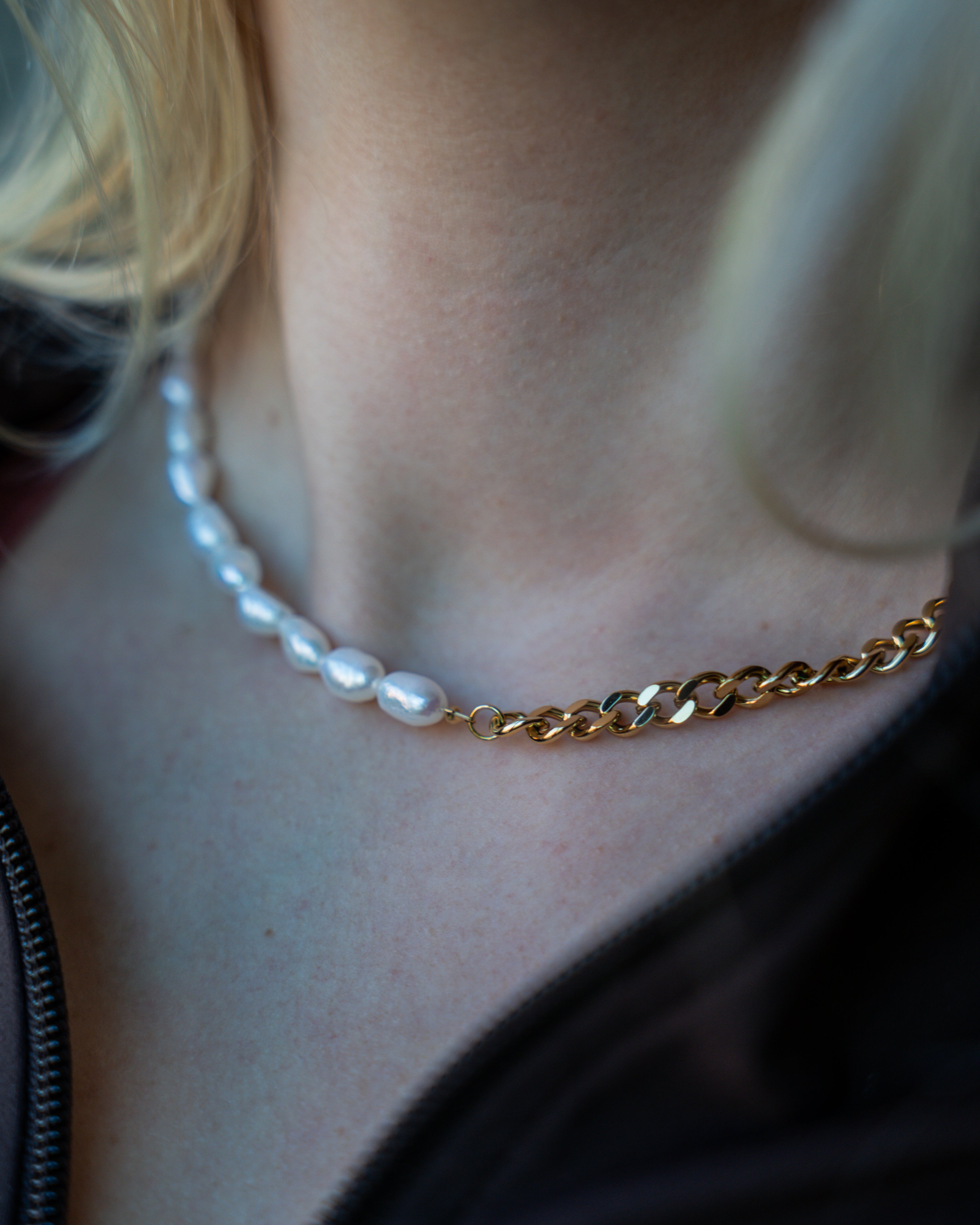 NL Kattegat Pearl pendant - Gold-toned