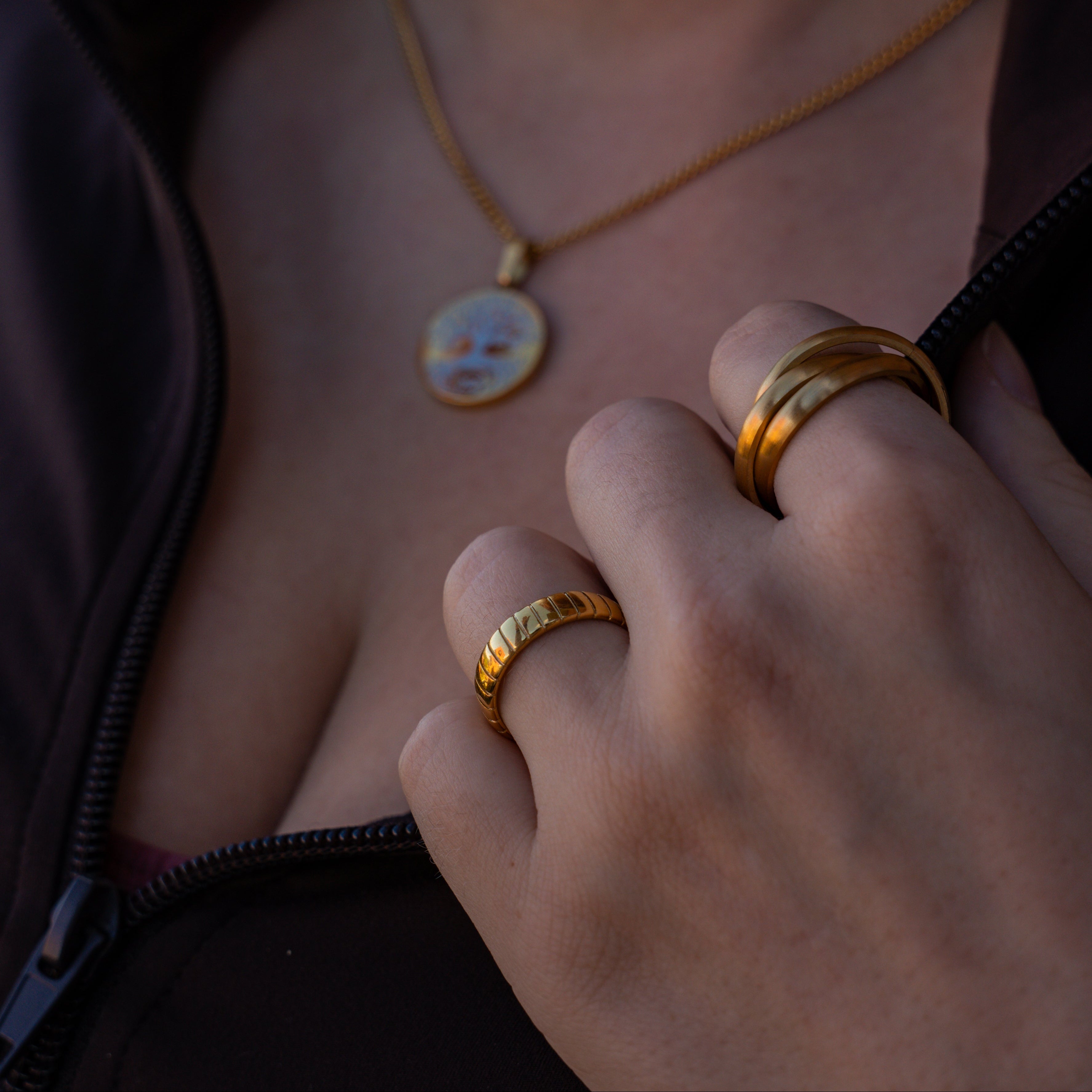 Siempre Cut band - Guldton ring