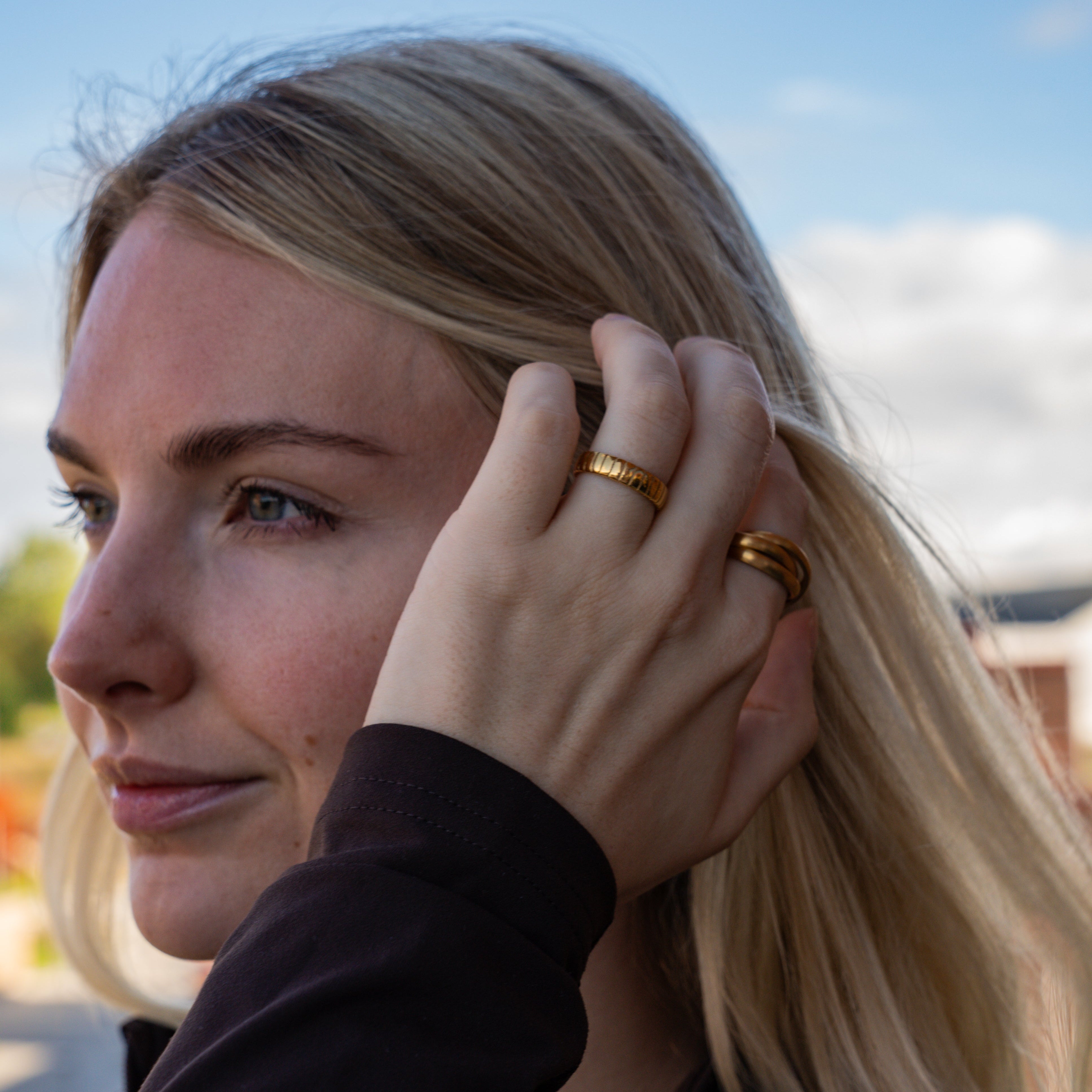 Siempre Cut band - Guldton ring