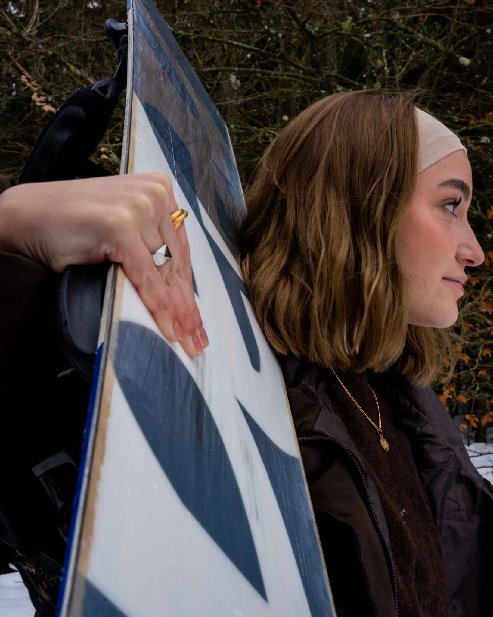 Helix band ring - Gold-toned