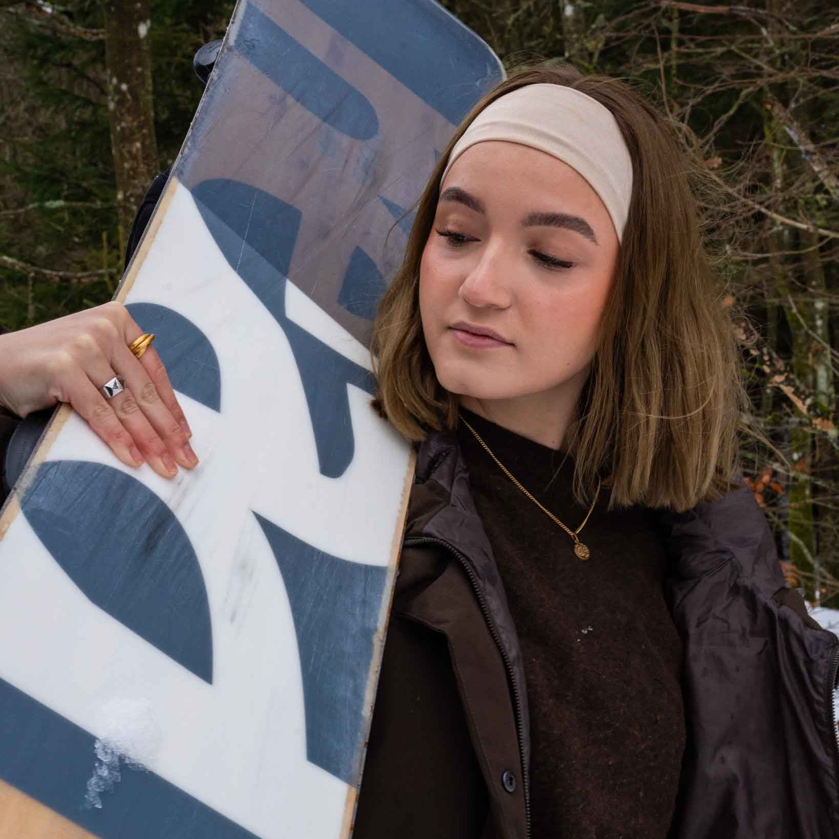 Minimal Vegvisir halskæde, Guldbelagt