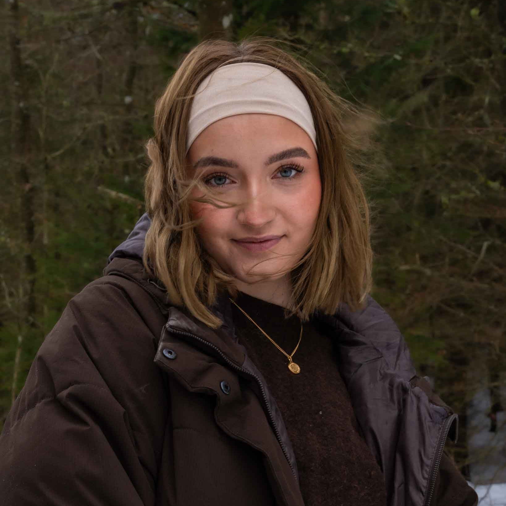 NL Minimal Vegvisir pendant - Gold-toned