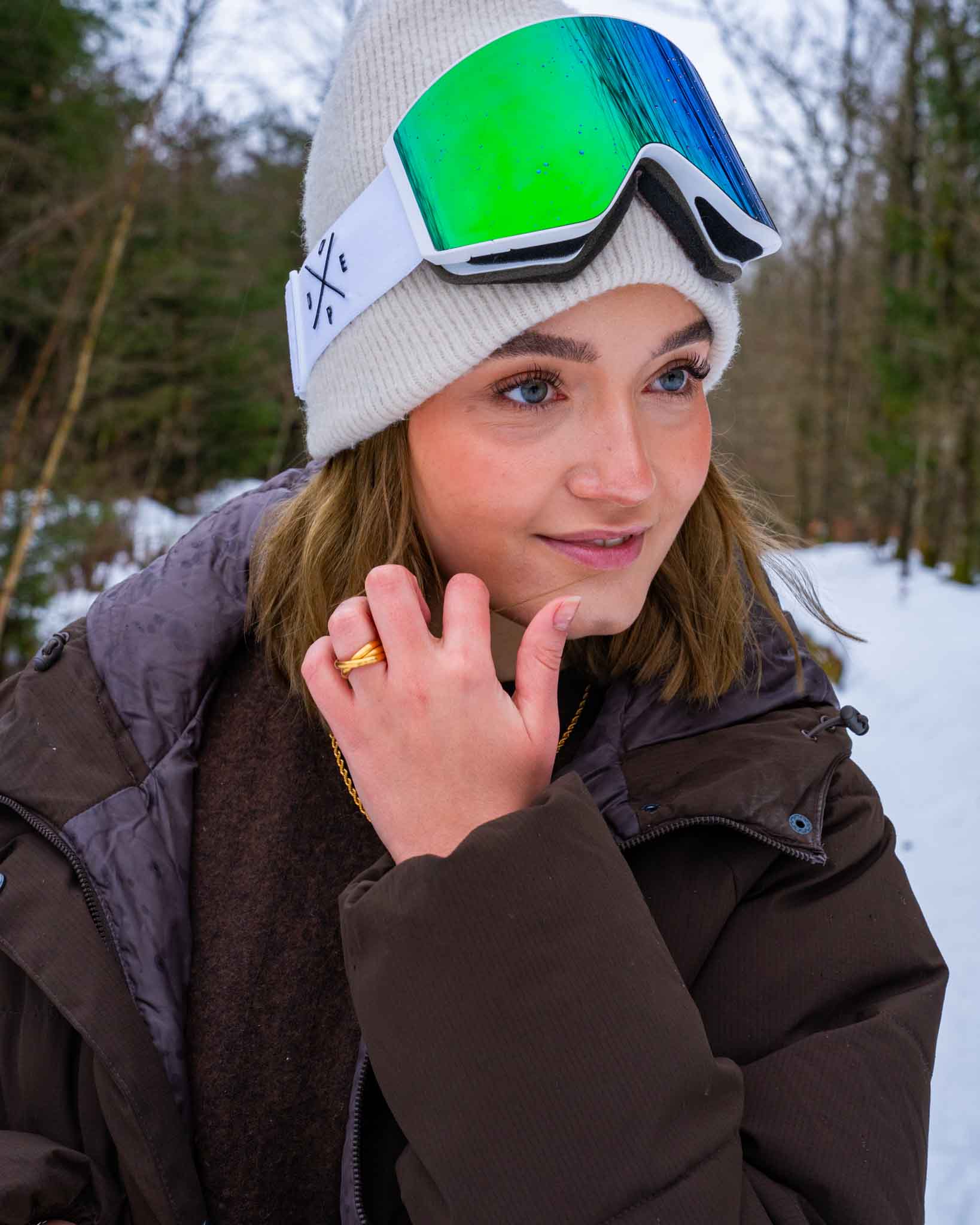 Helix band ring - Gold-toned