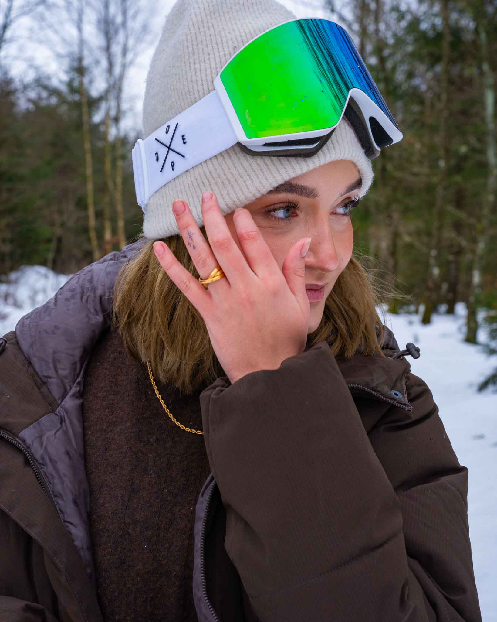 Helix band ring - Gold-toned