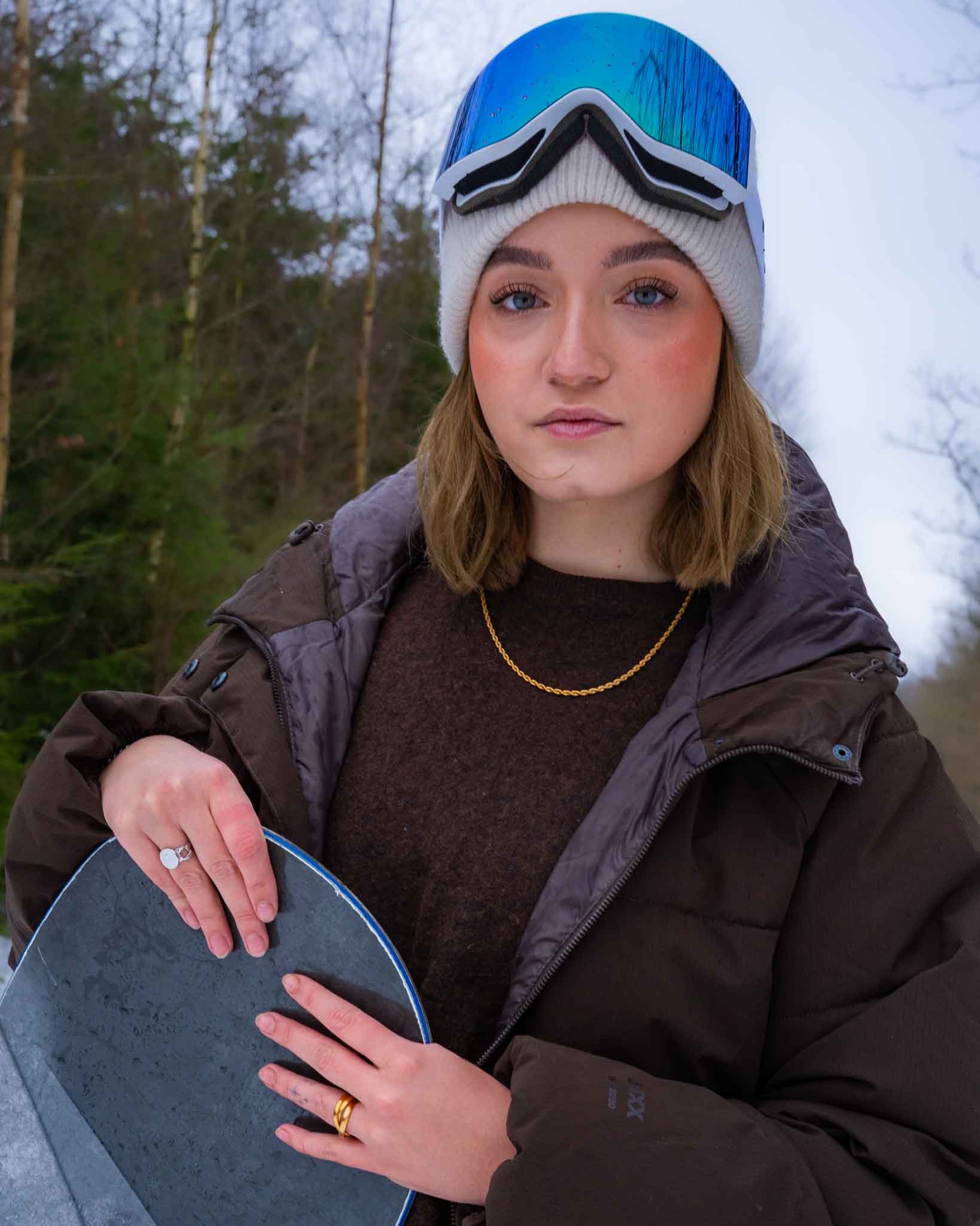 Helix band ring - Gold-toned