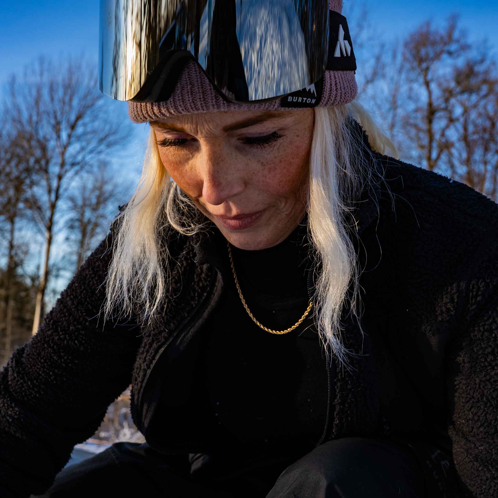 Rope halskæde, Guldbelagt