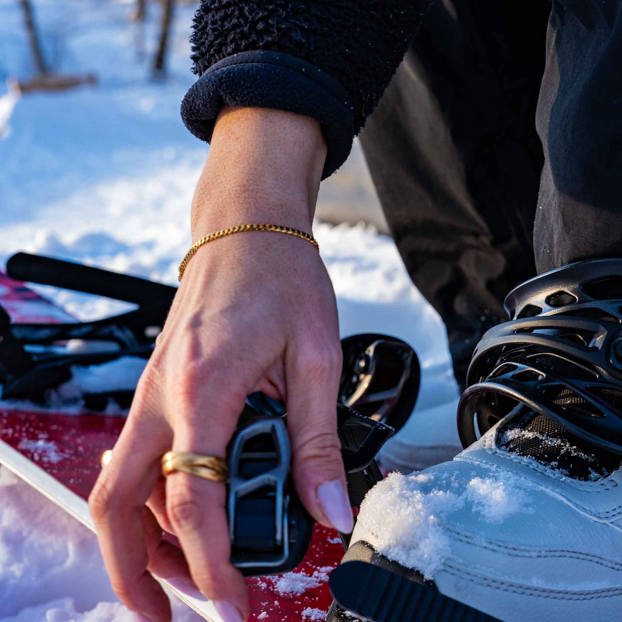 Minimal Sequence armband - Guldton