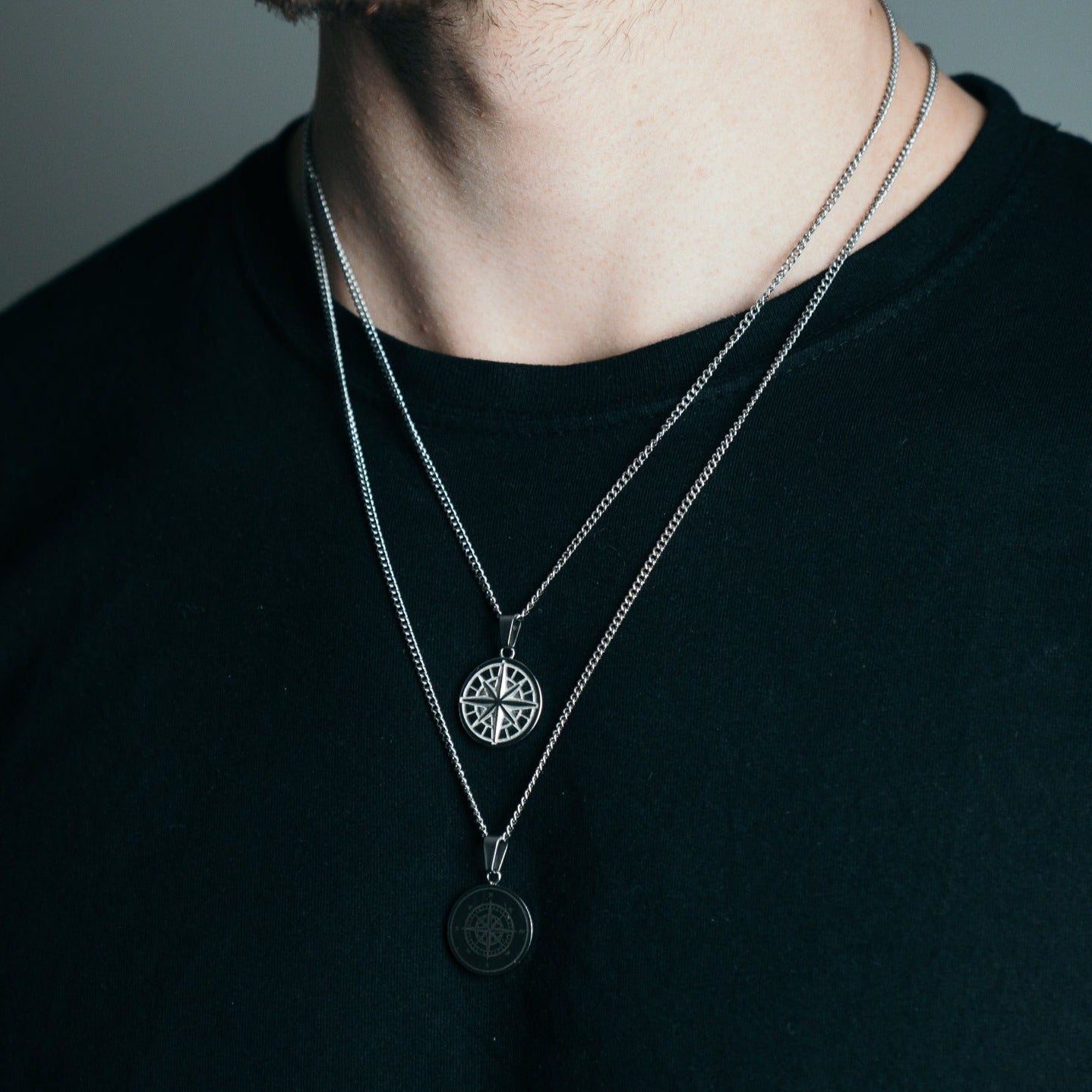 Kompass halskedja - Silverton