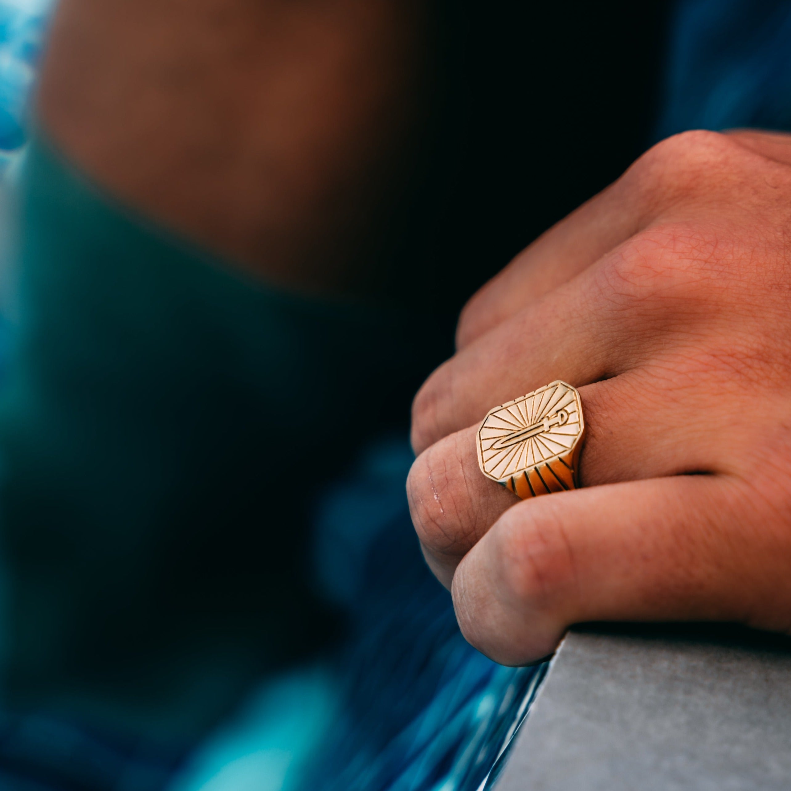 Gungnir Signature - Guldtonad ring