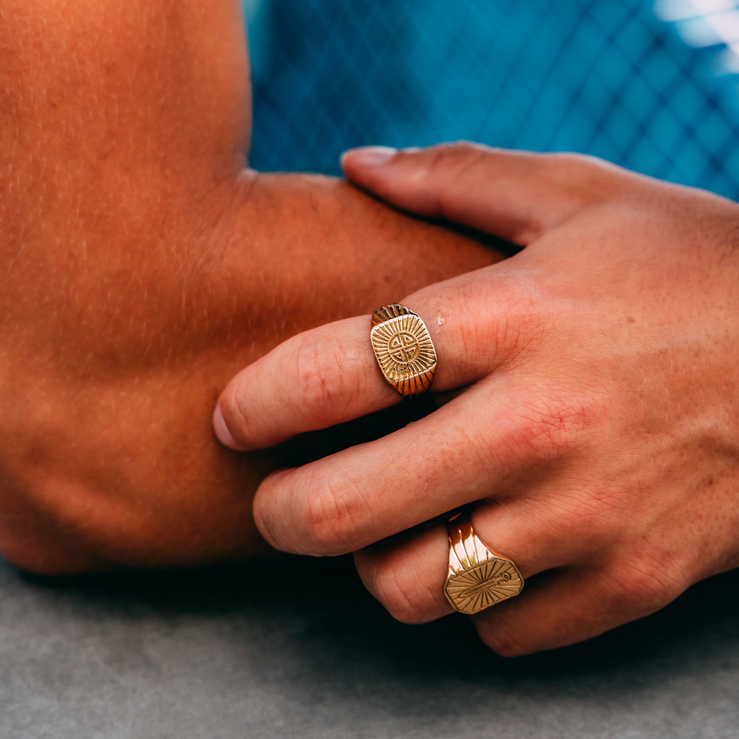 Knot Signature - Ring i guldton