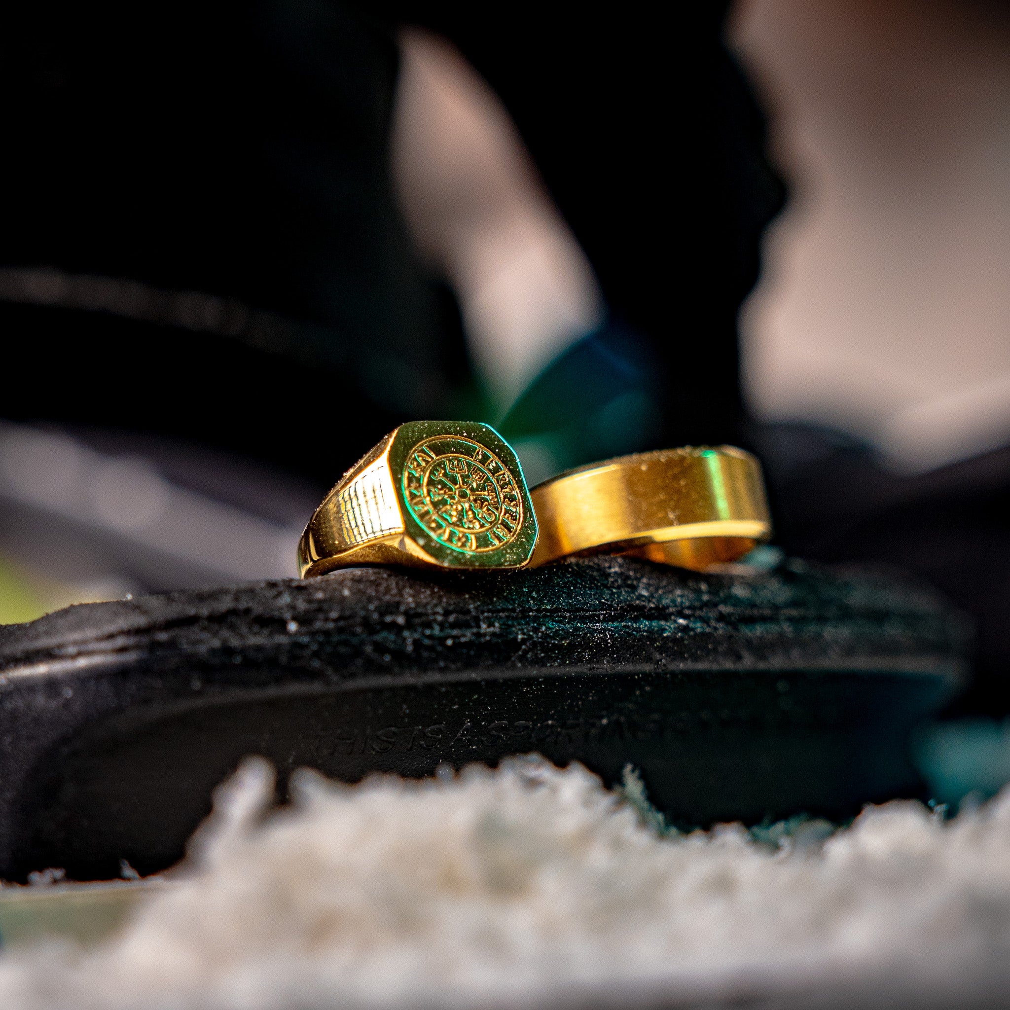 Vegvisir Signature - Guldton ring