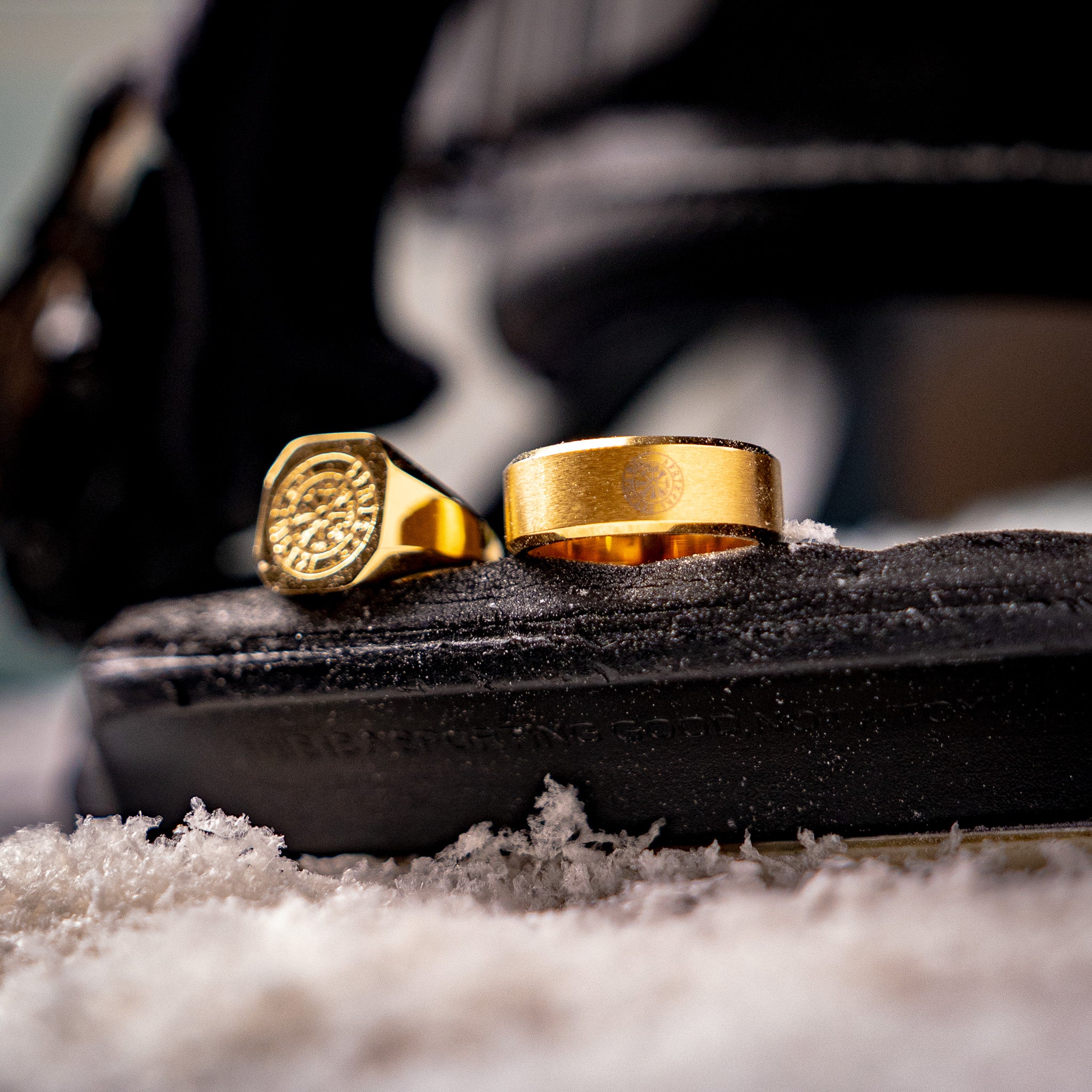 Siempre Vegvisir band - Guldton ring