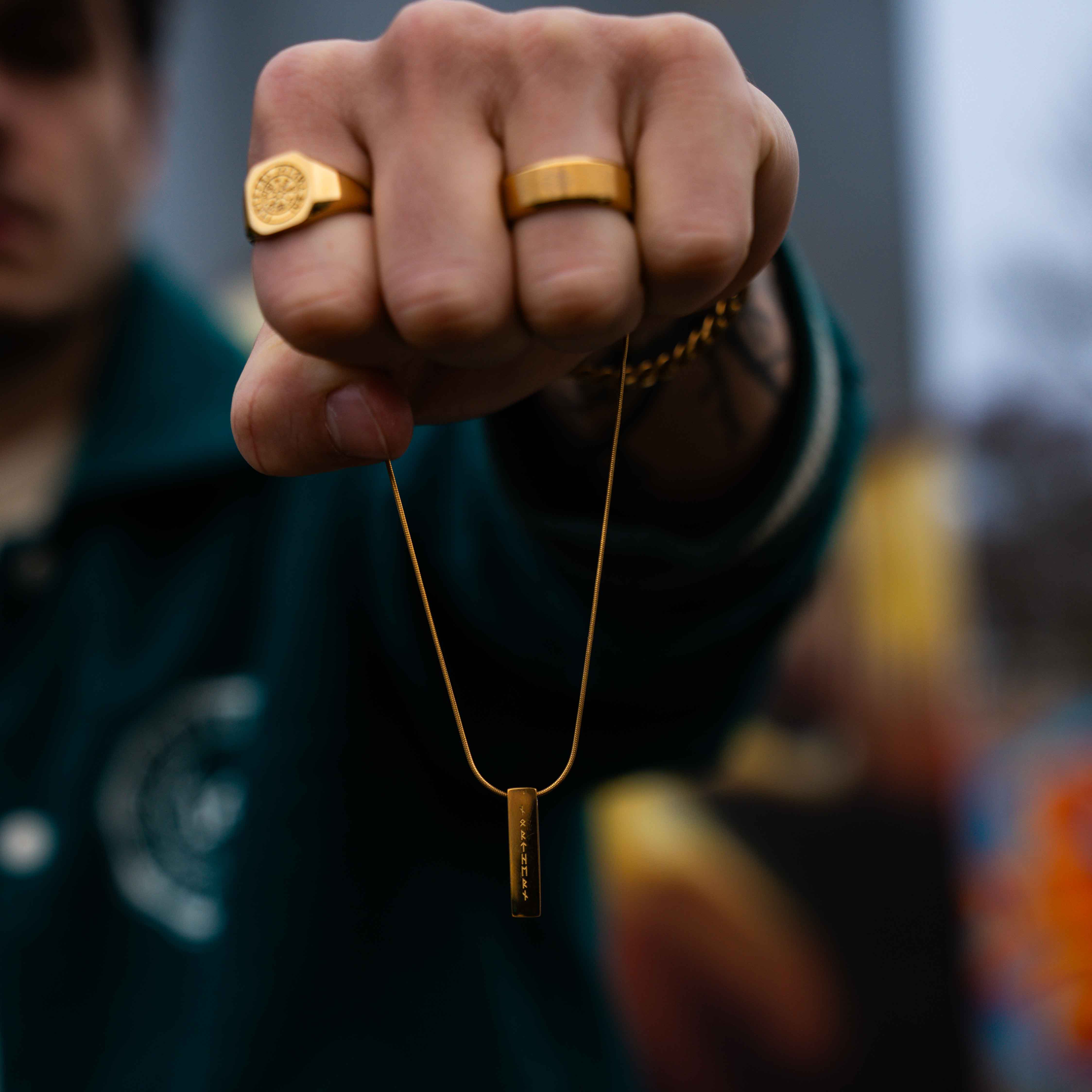 Vegvisir Signature - Guldton ring