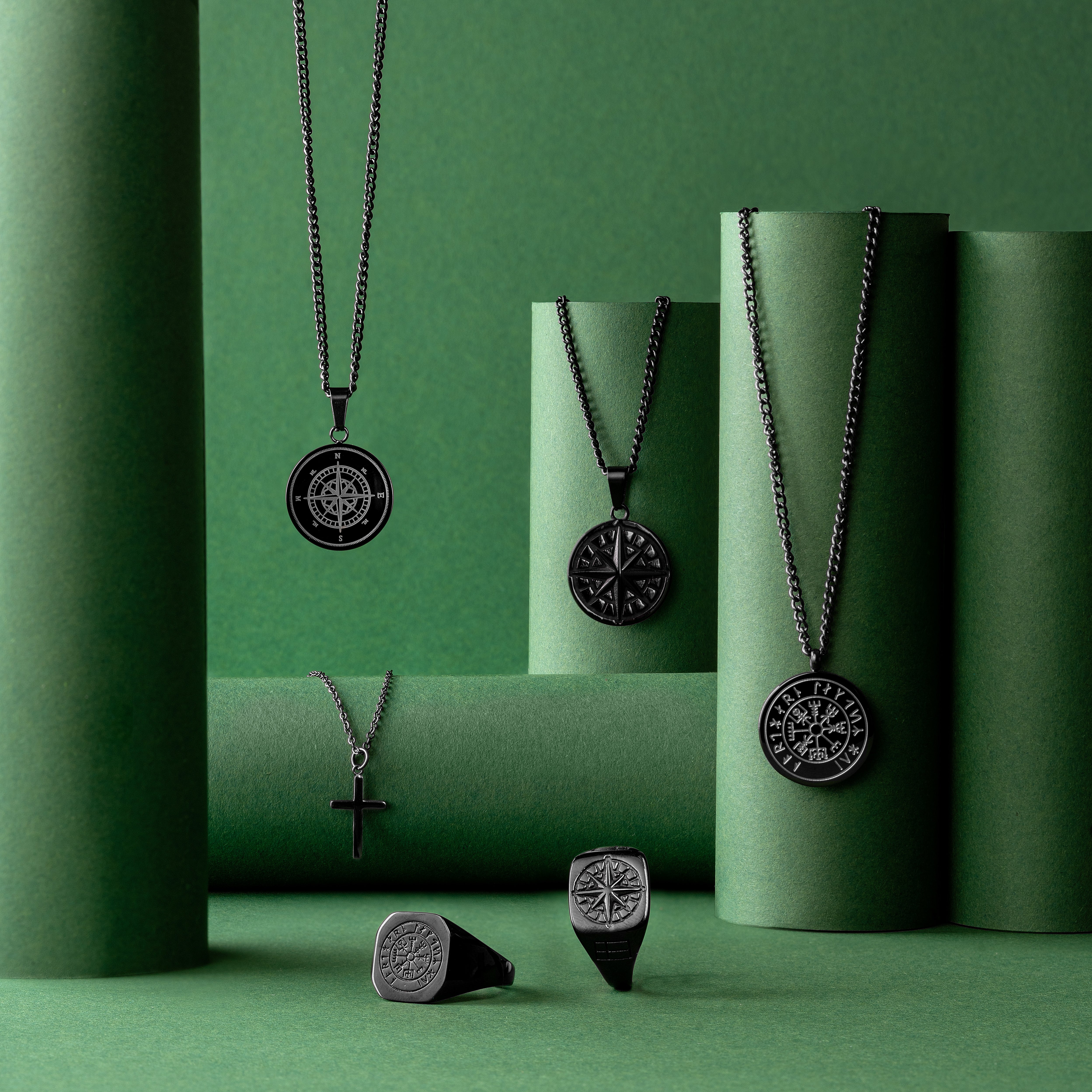 Compass Signature - Svart ring