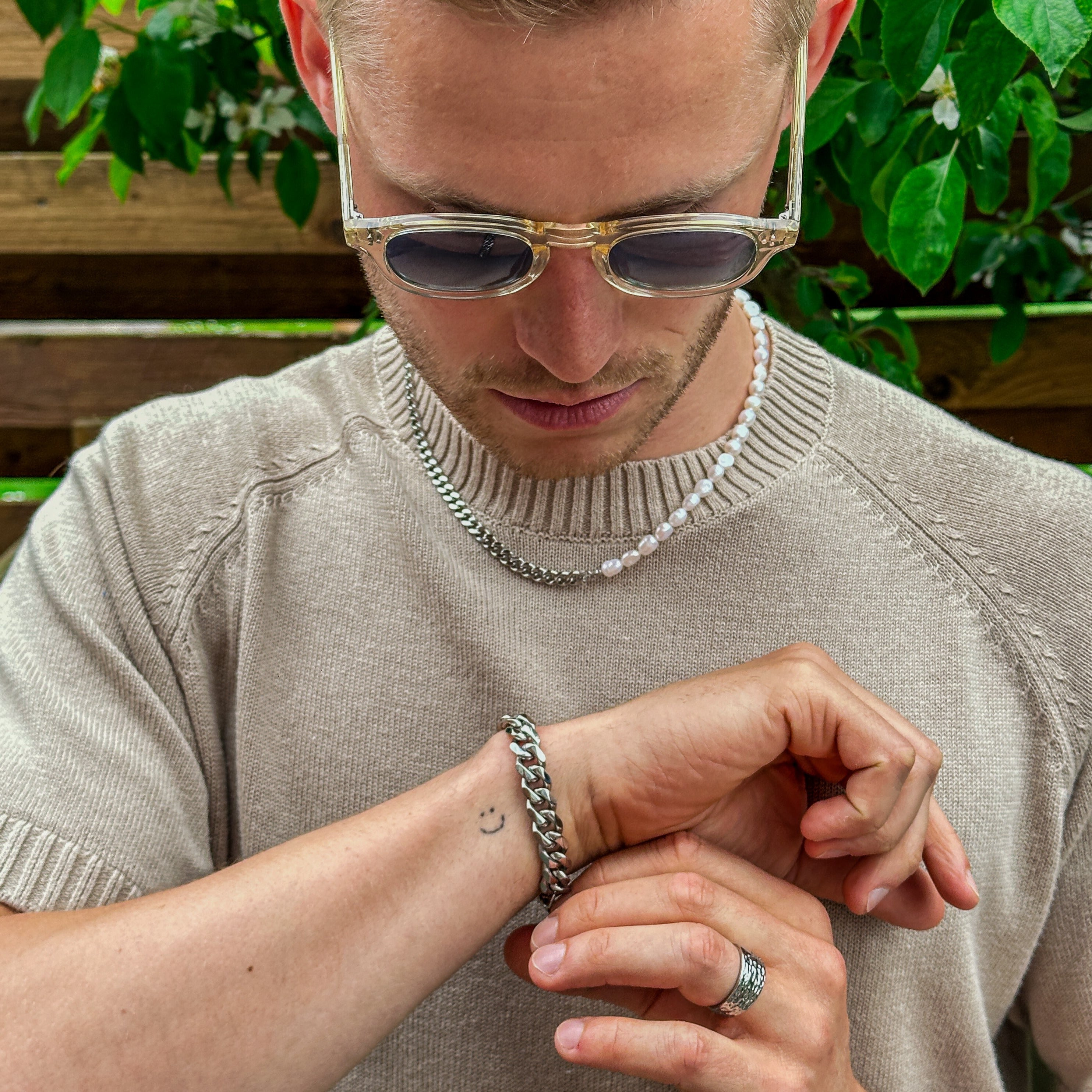 Sequence bracelet - Silver-toned