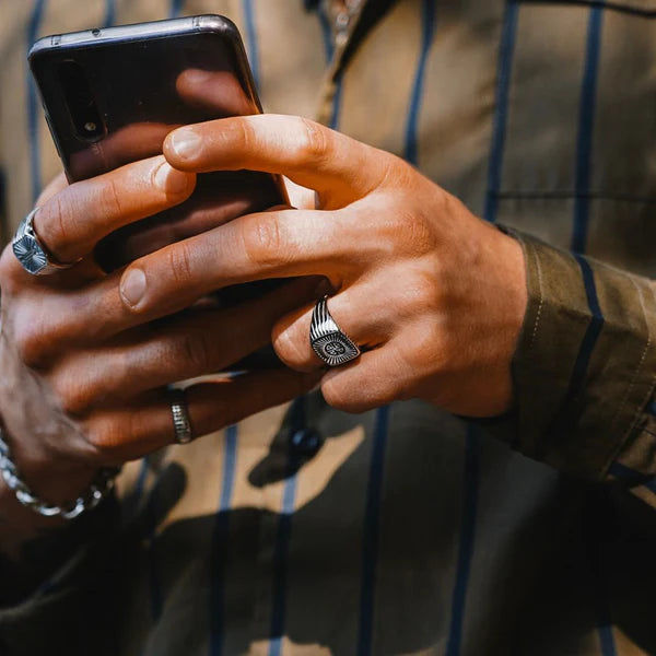 Knot + Cut Ring Bundle - Silverton