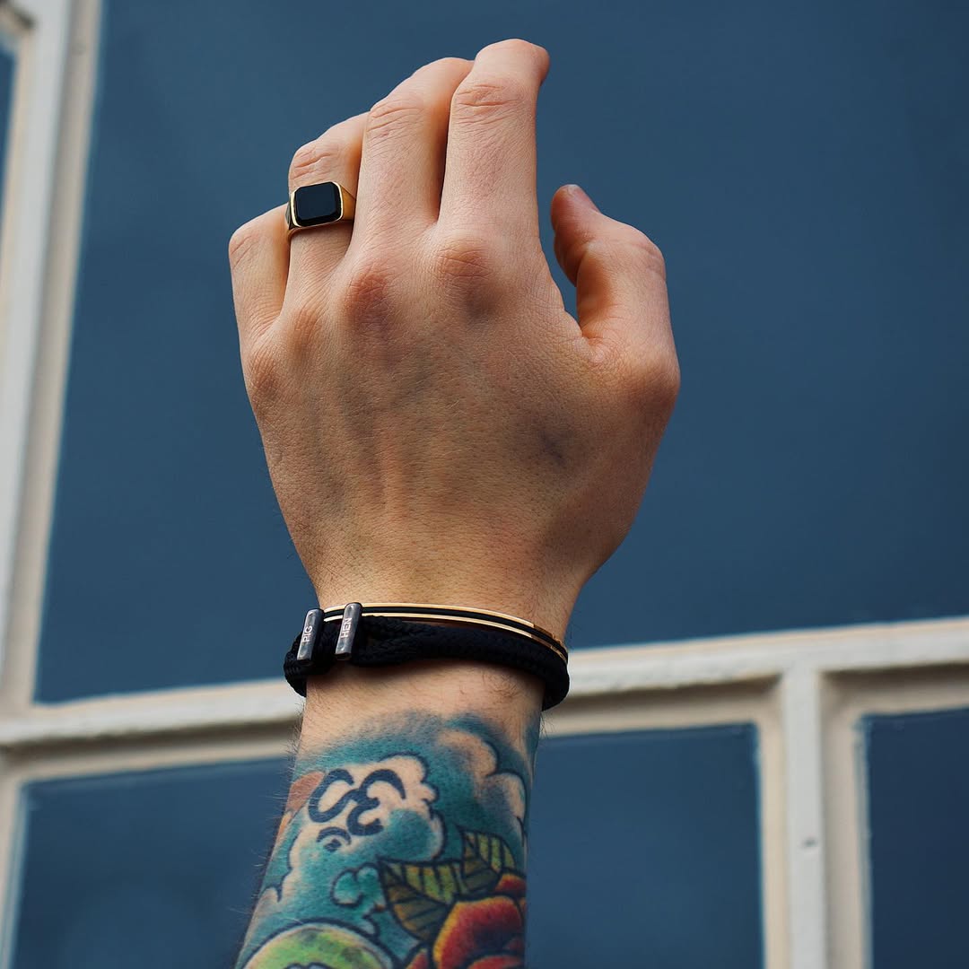 Black Onyx Signature - Ring i guldton