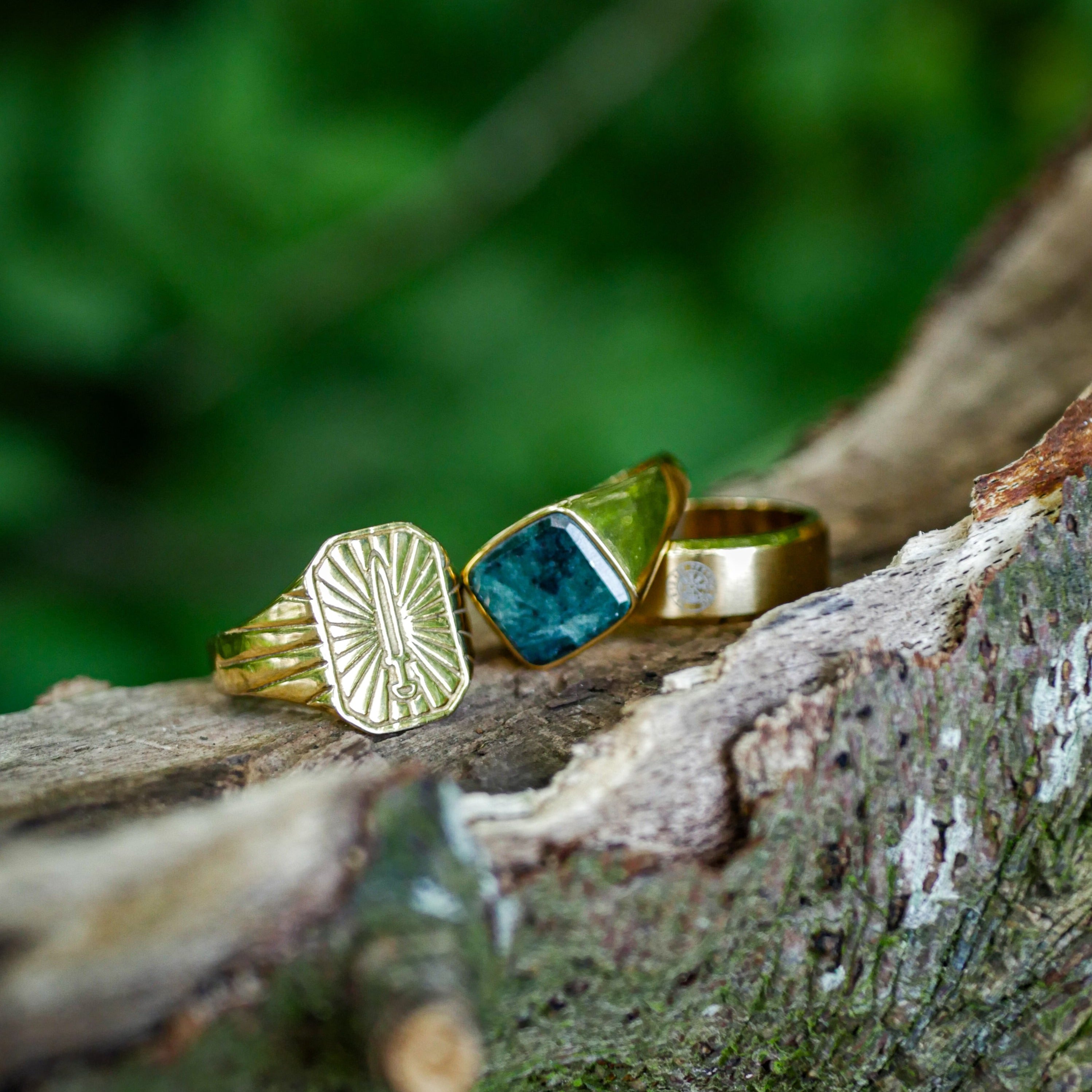 Siempre Vegvisir band - Guldton ring