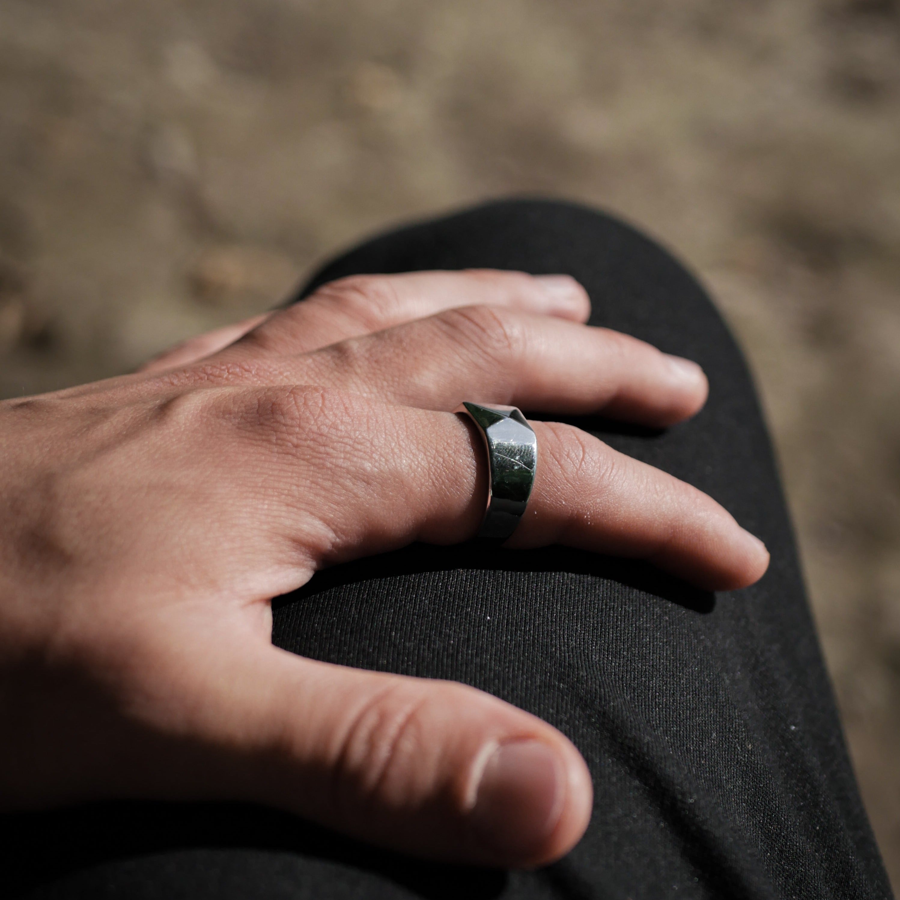 Kant Signature ring - Silver-toned ring