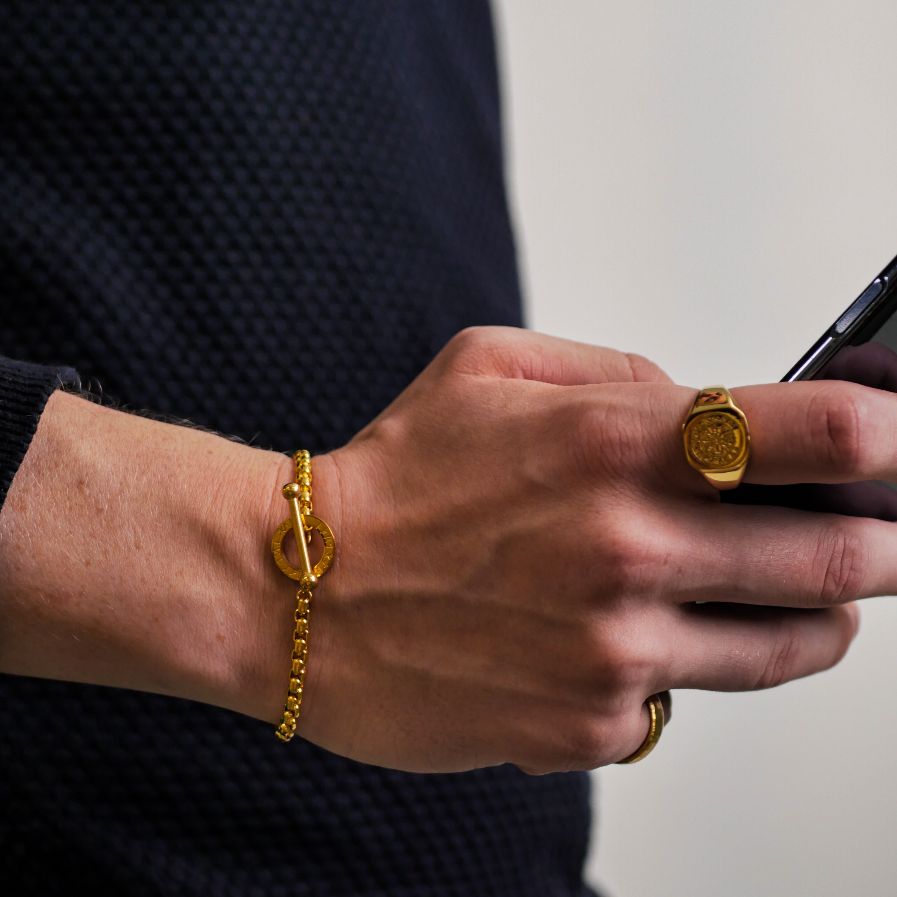 Ragnar armband - Guldton