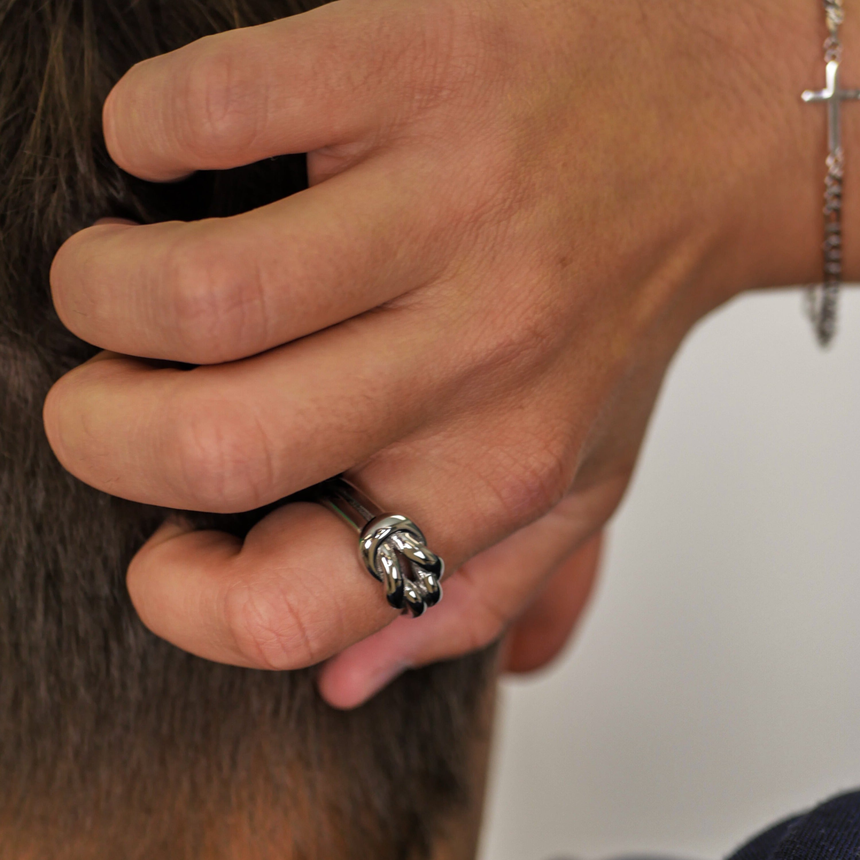 Perpetual band ring - Sølvtonet