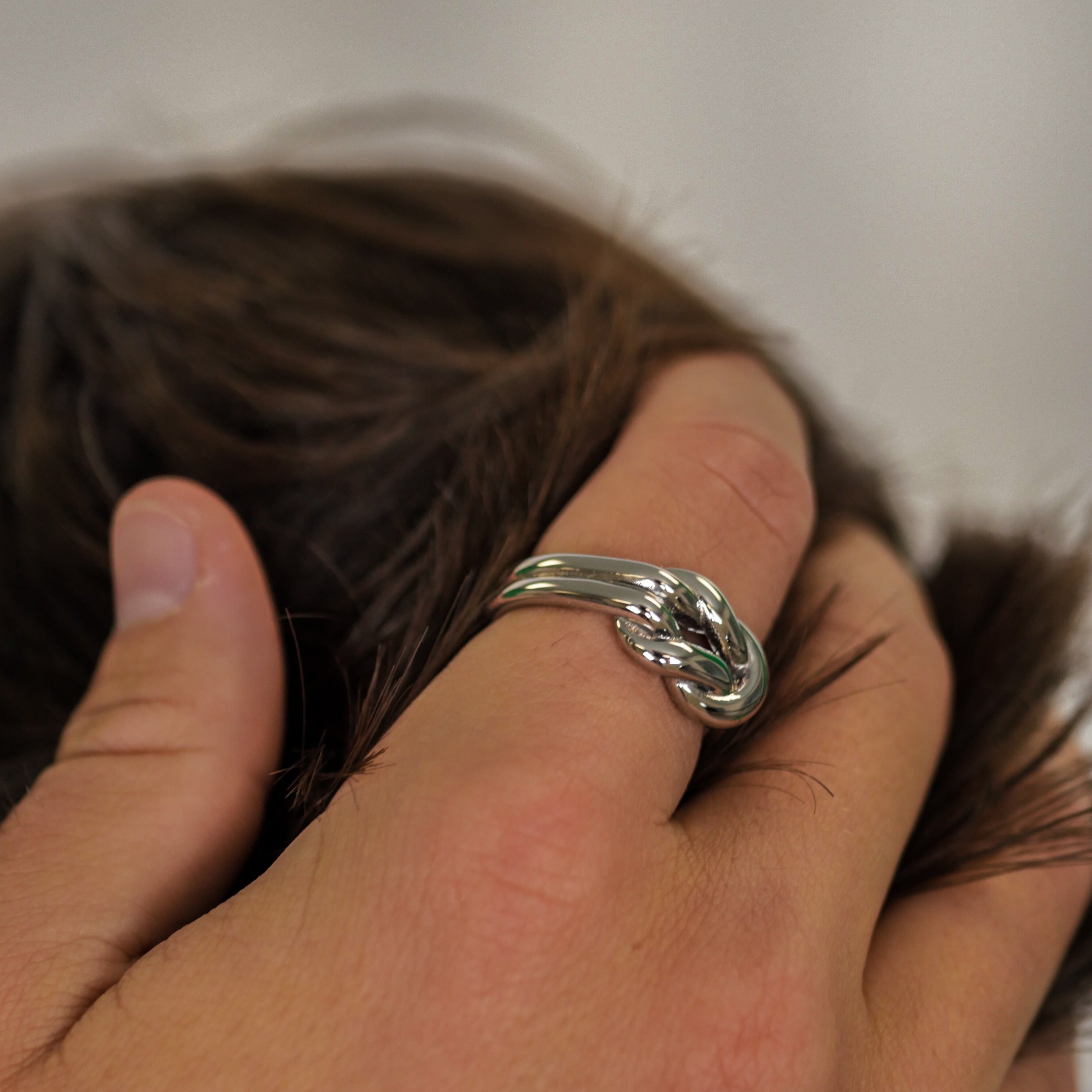 Perpetual band ring - Sølvtonet