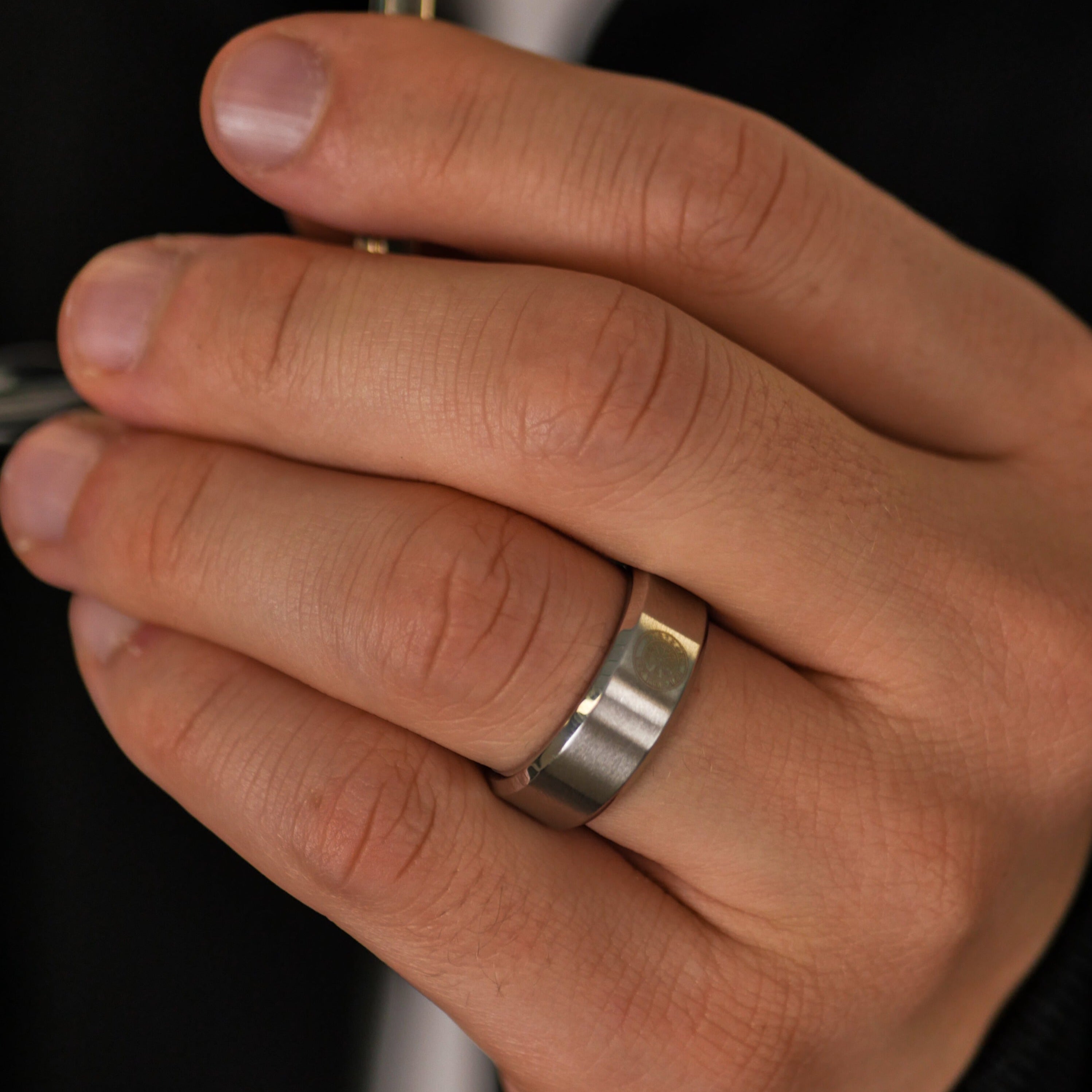 Siempre Vegvisir band - Silvertonad ring