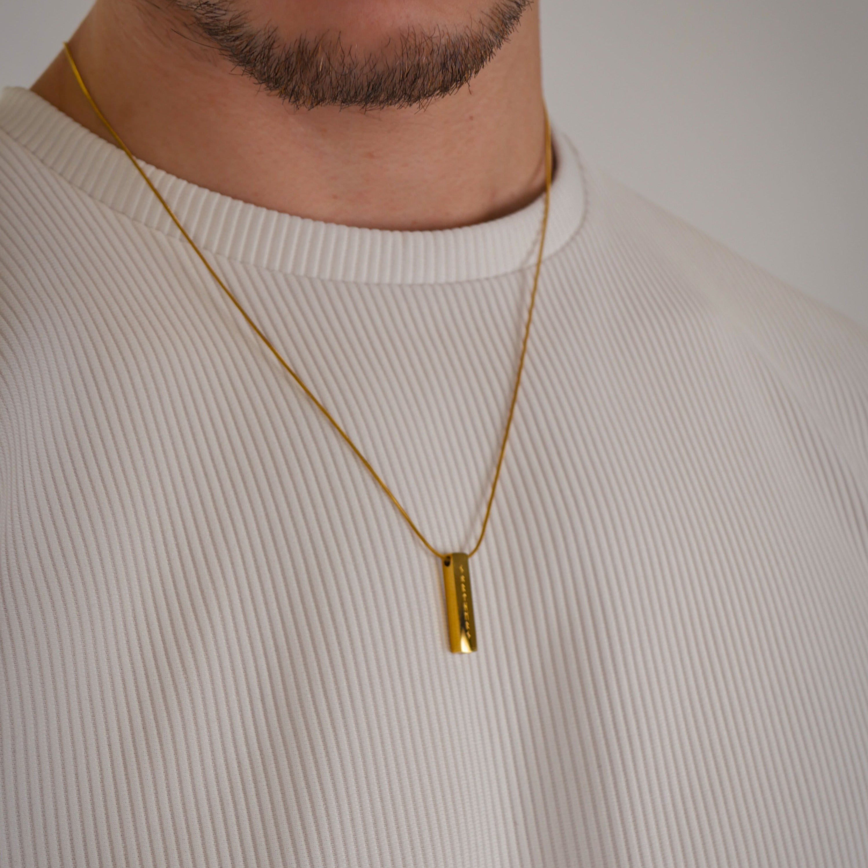 Runestone Pendant - Gold-toned