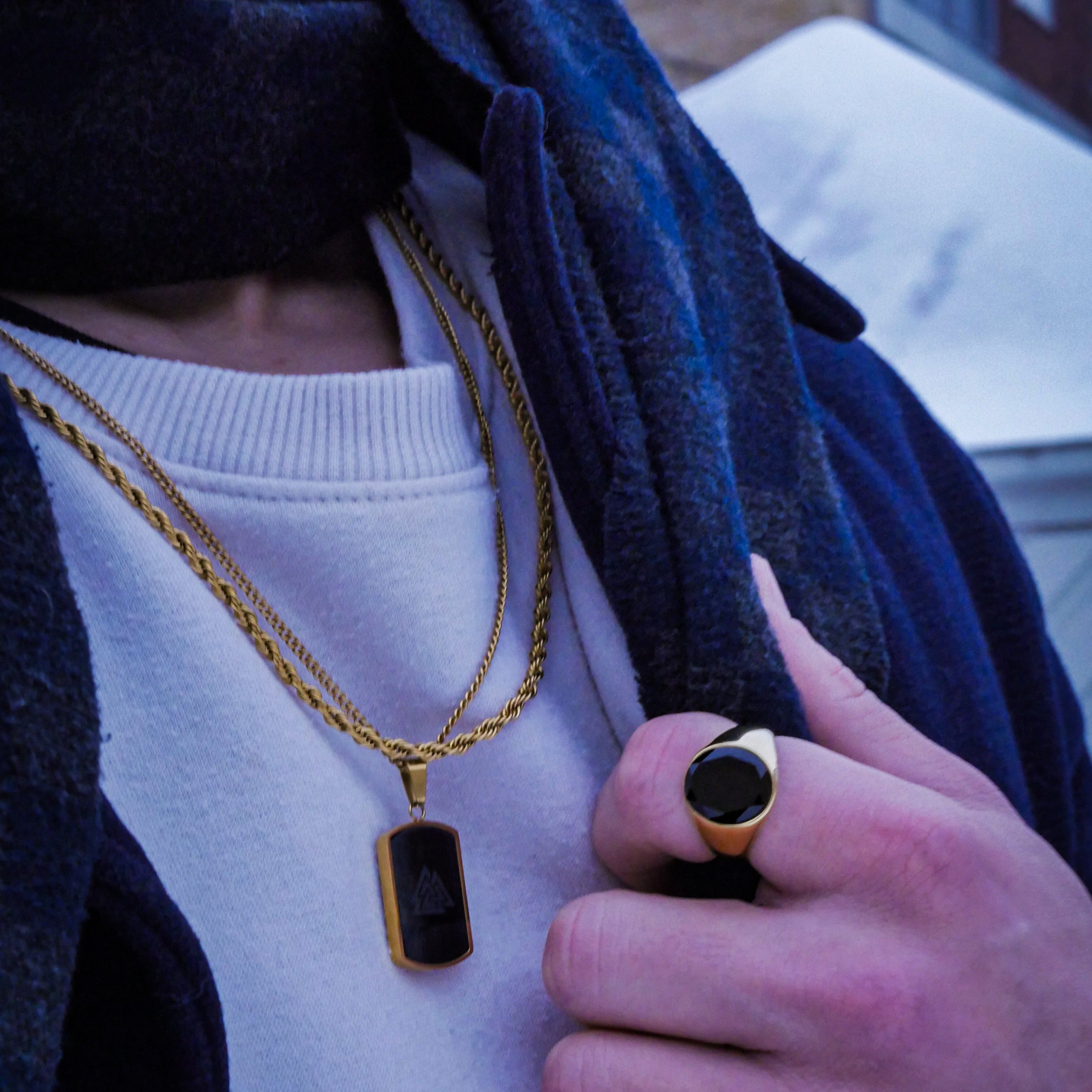 Rope halskæde - Guldbelagt