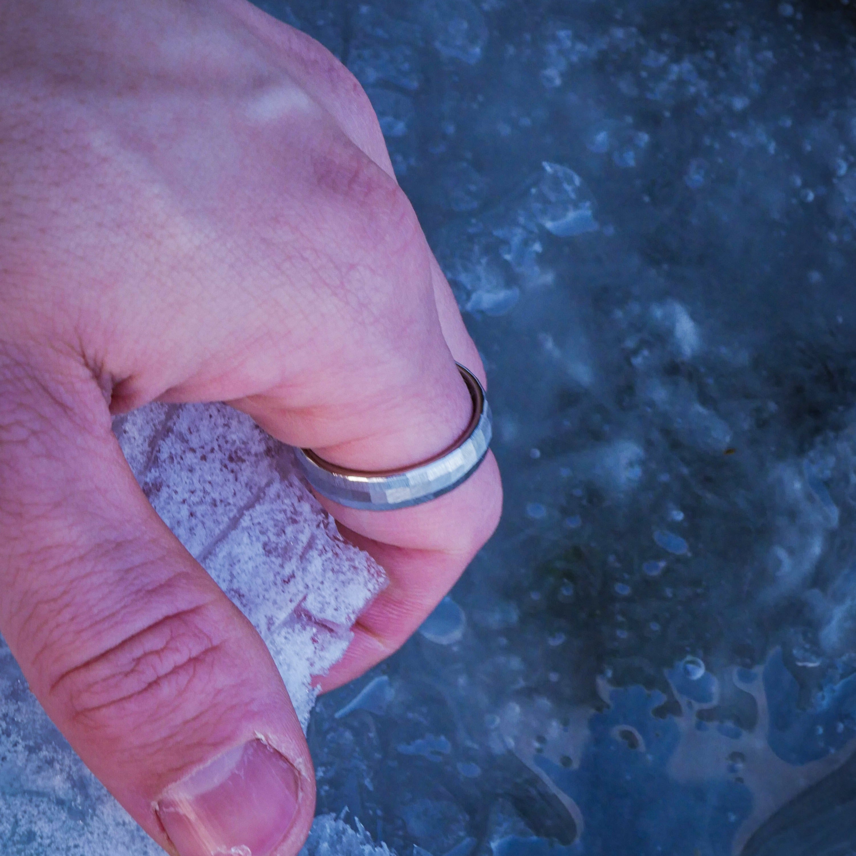 Siempre Cushion band - Silver-toned ring
