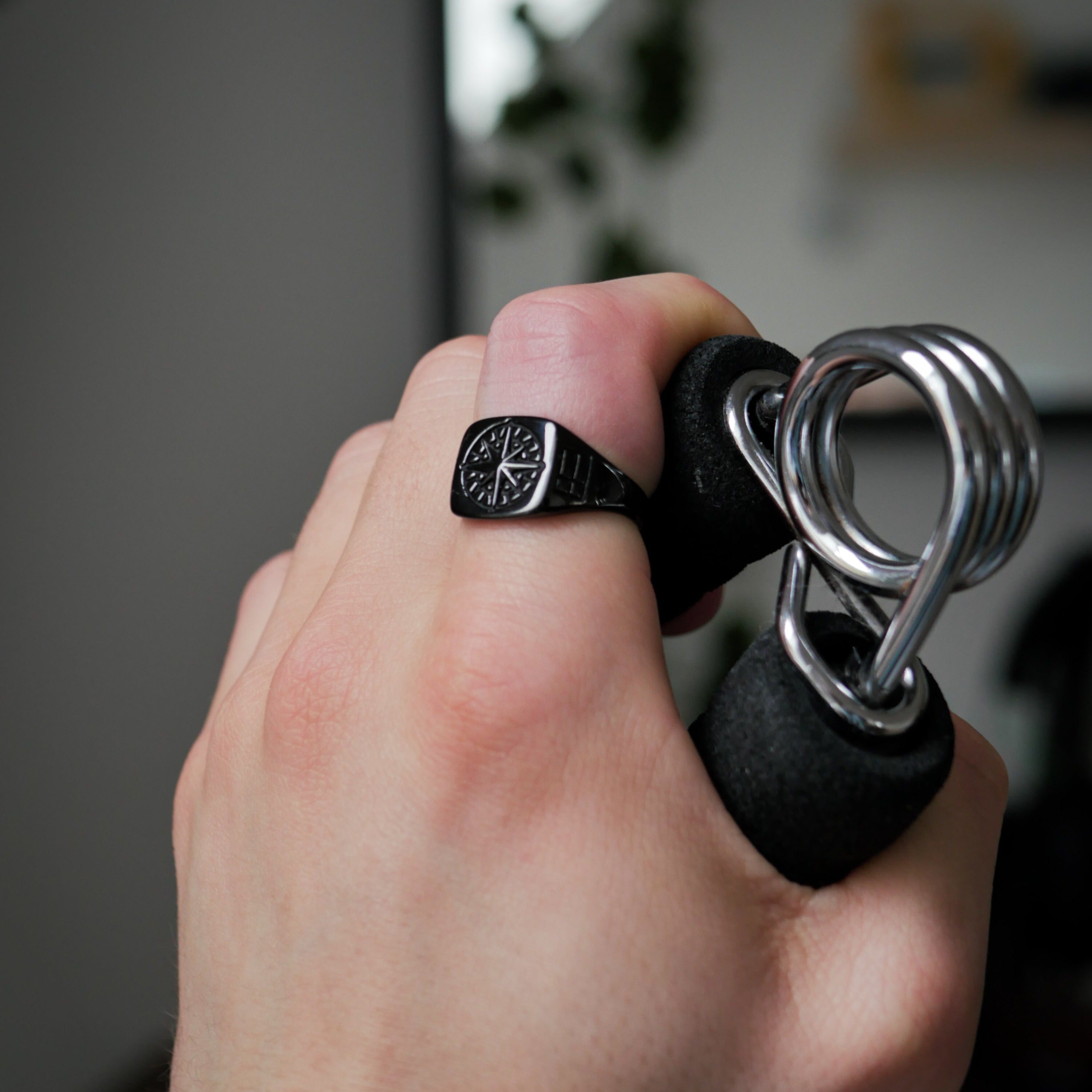 Compass Signature - Svart ring