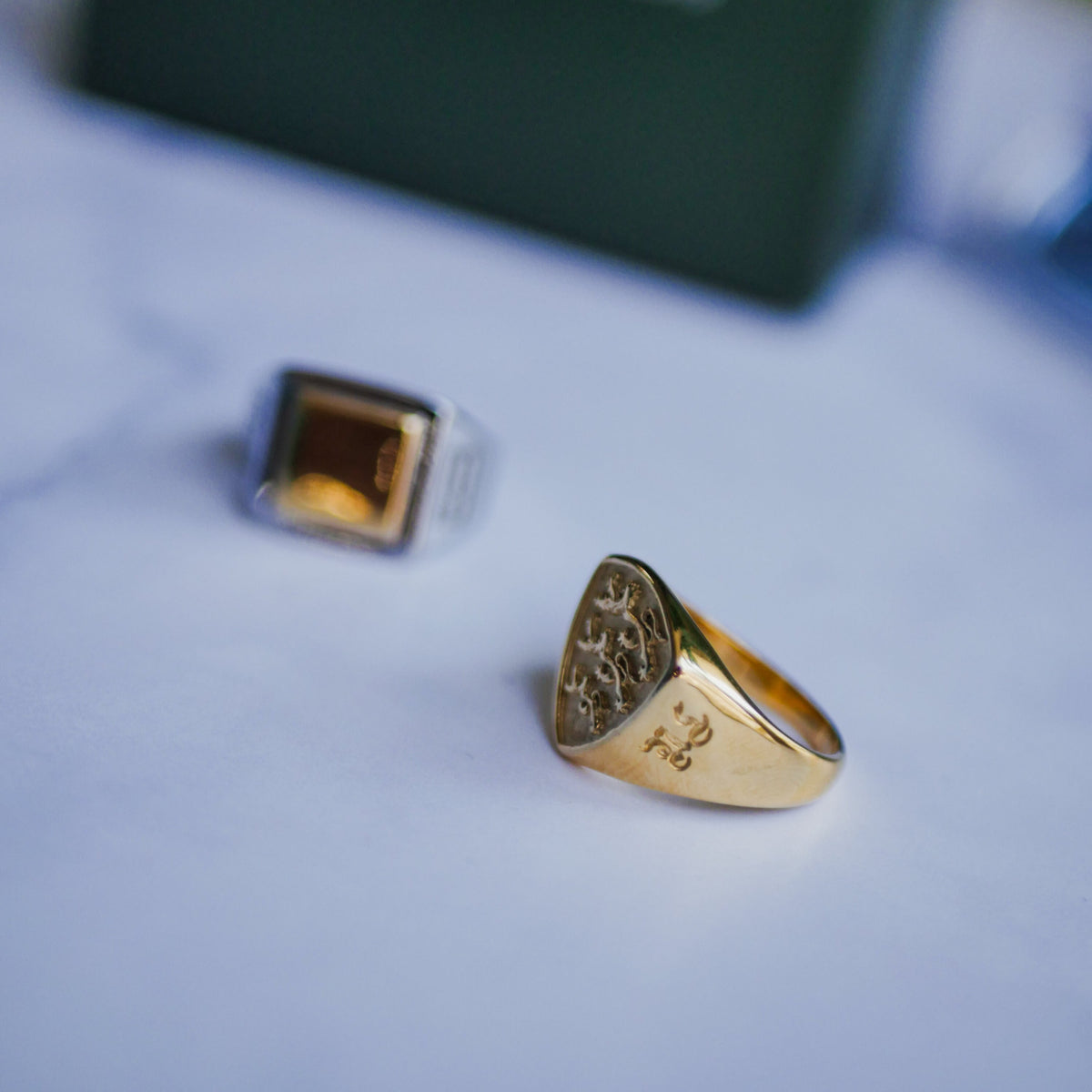 PANTHERA POLYGON RING (GULD)