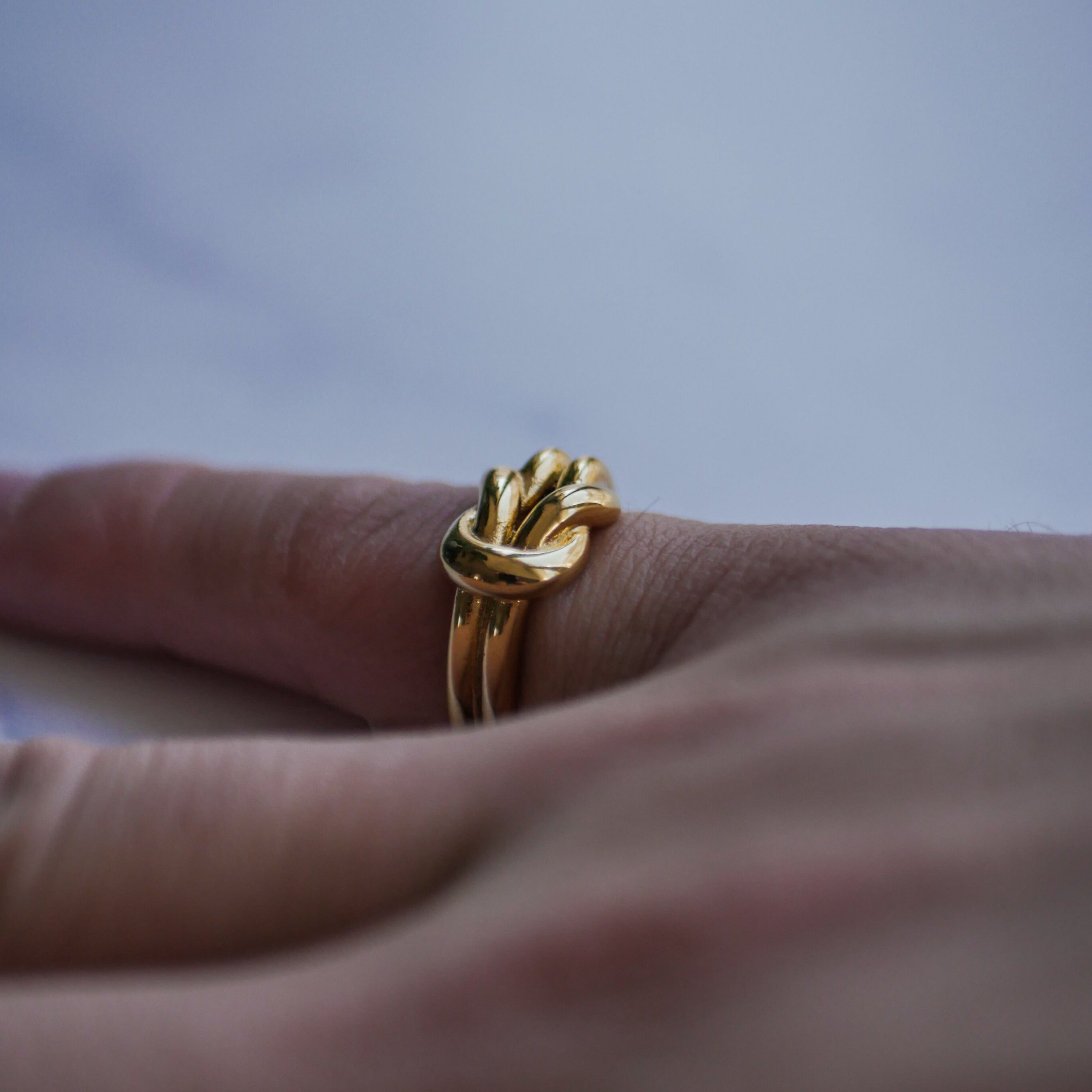 Perpetual band ring - Guldtonet