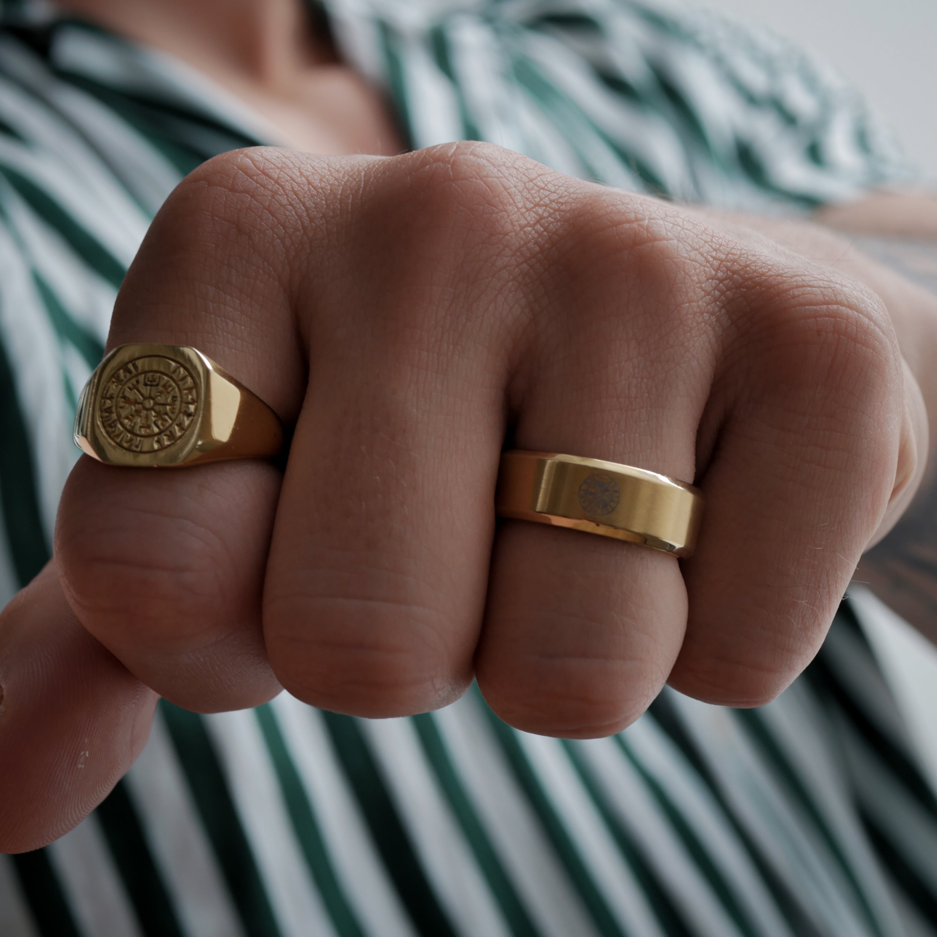 The Northguard Set - Gold-toned