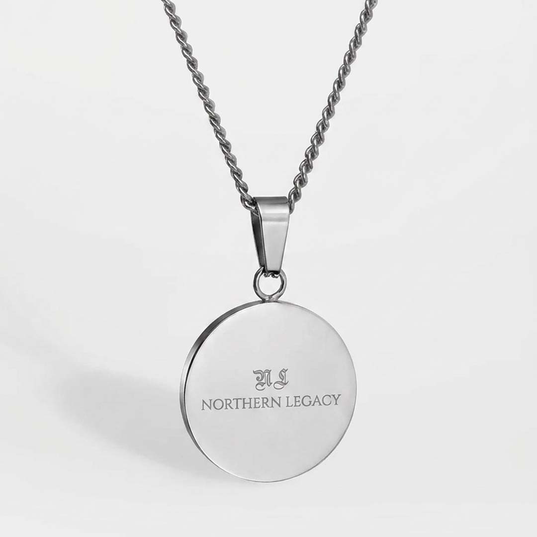 Kompass halsband 2.0 - Silvertonad
