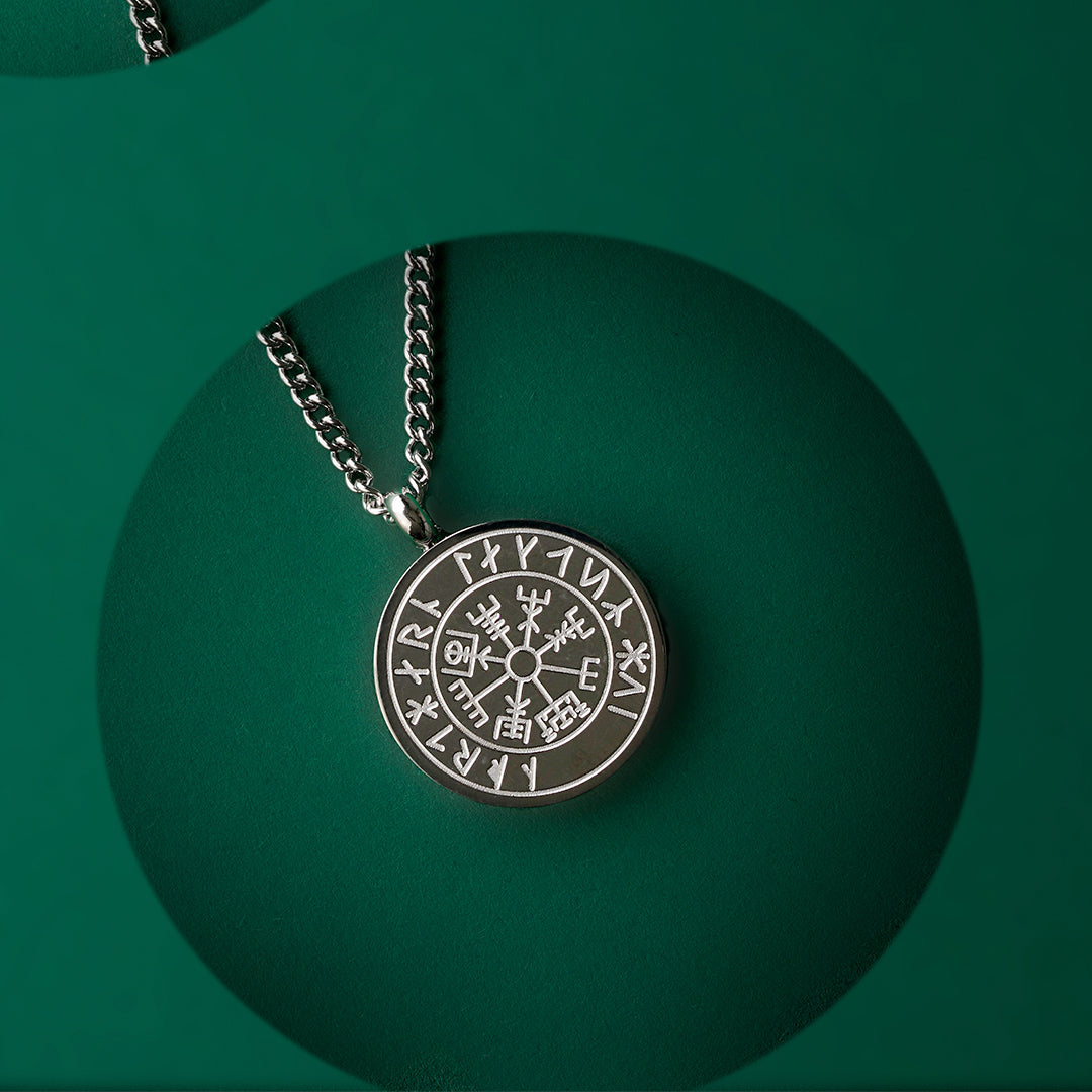 Vegvisir halsband - Silverton