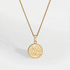 Vegvisir halsband - Guldton