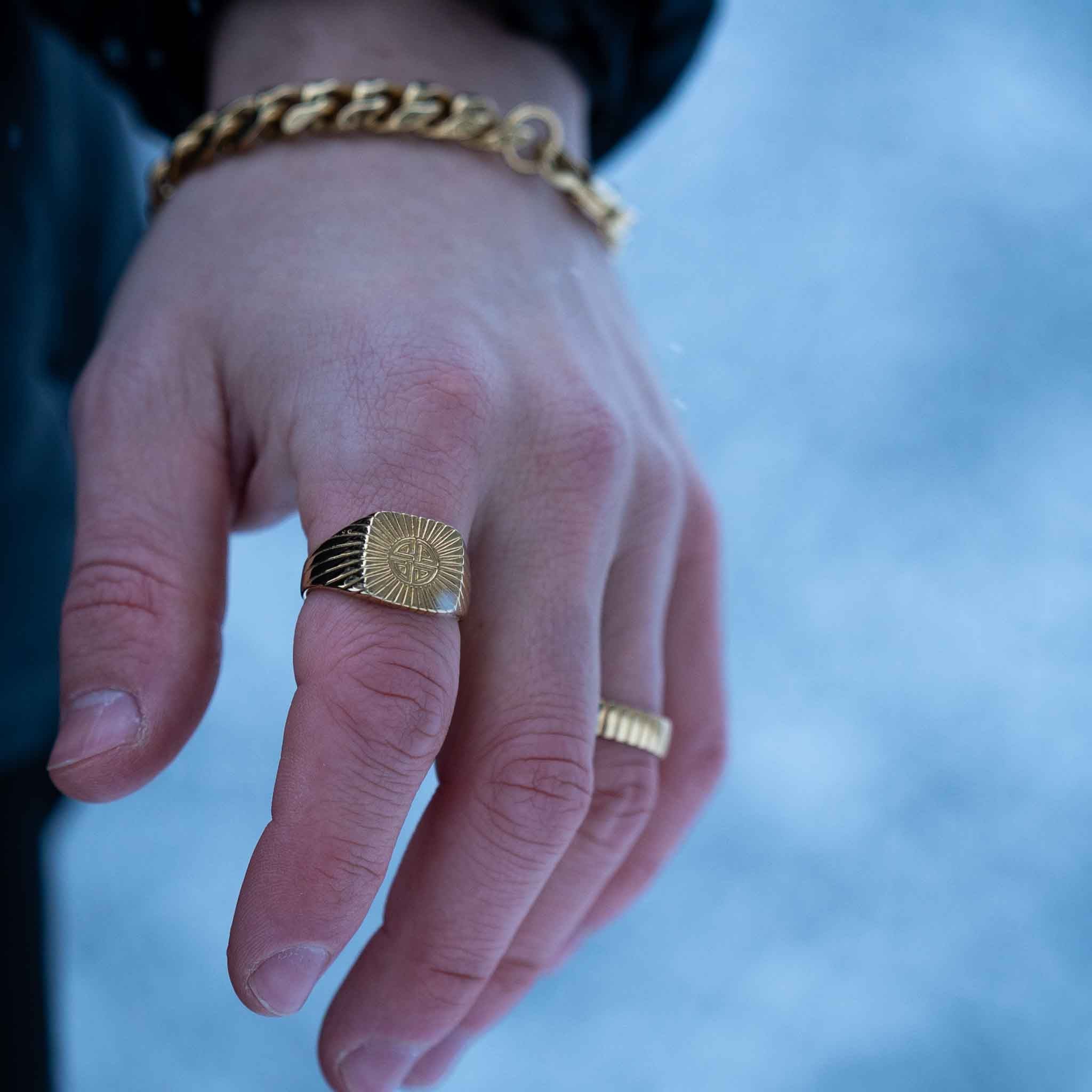 Knot Signature - Ring i guldton