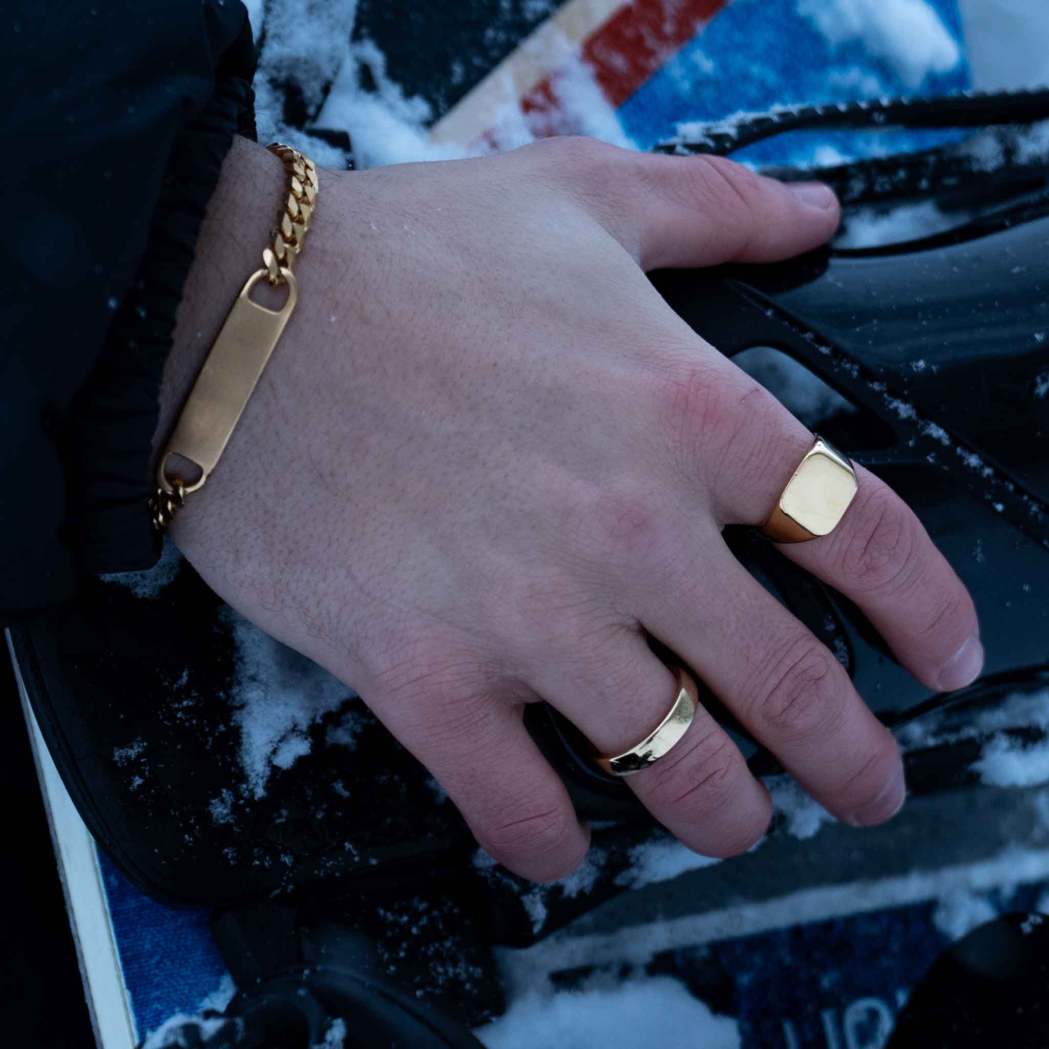 SIEMPRE BAND RING (GULD)