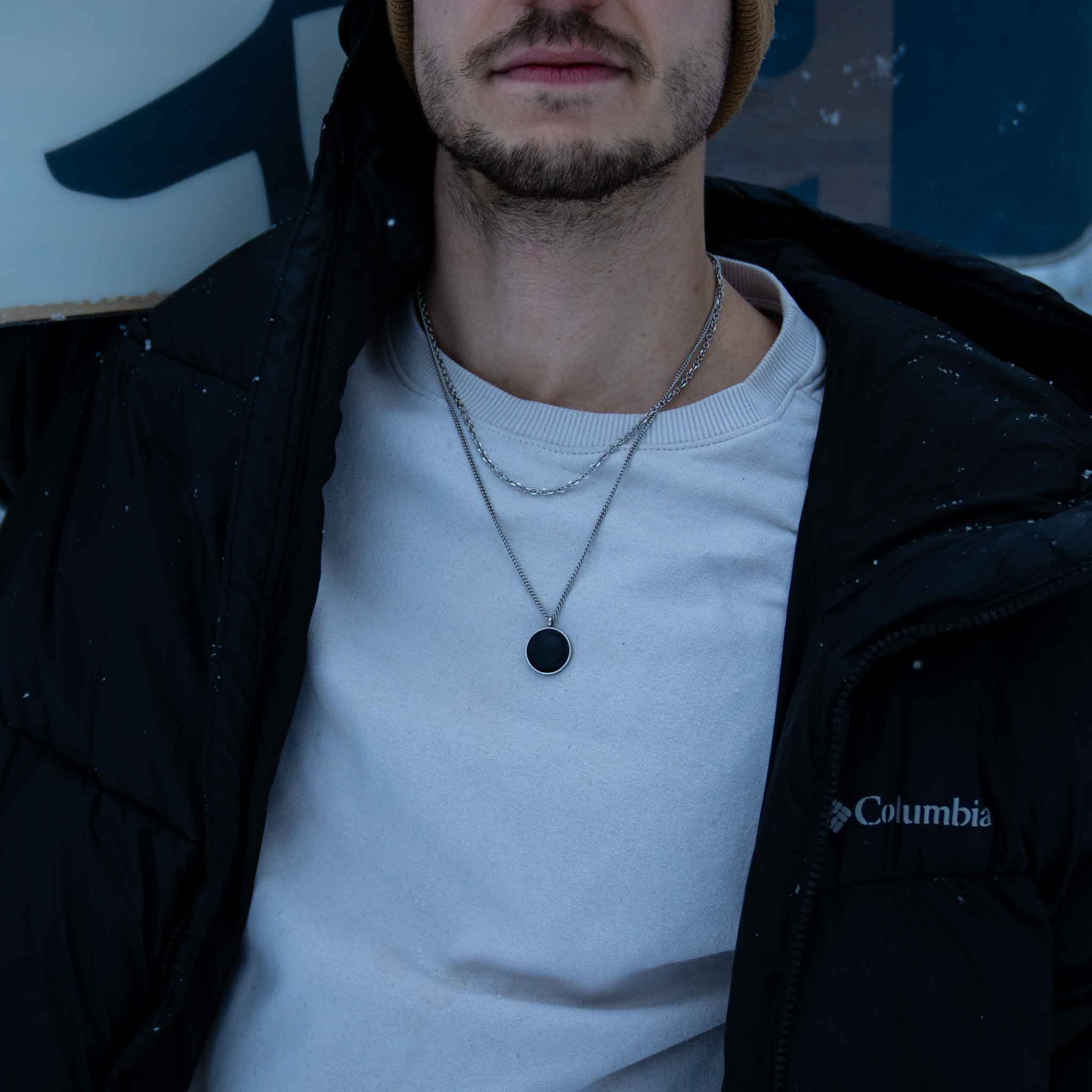 NL Cable necklace - Silver-toned