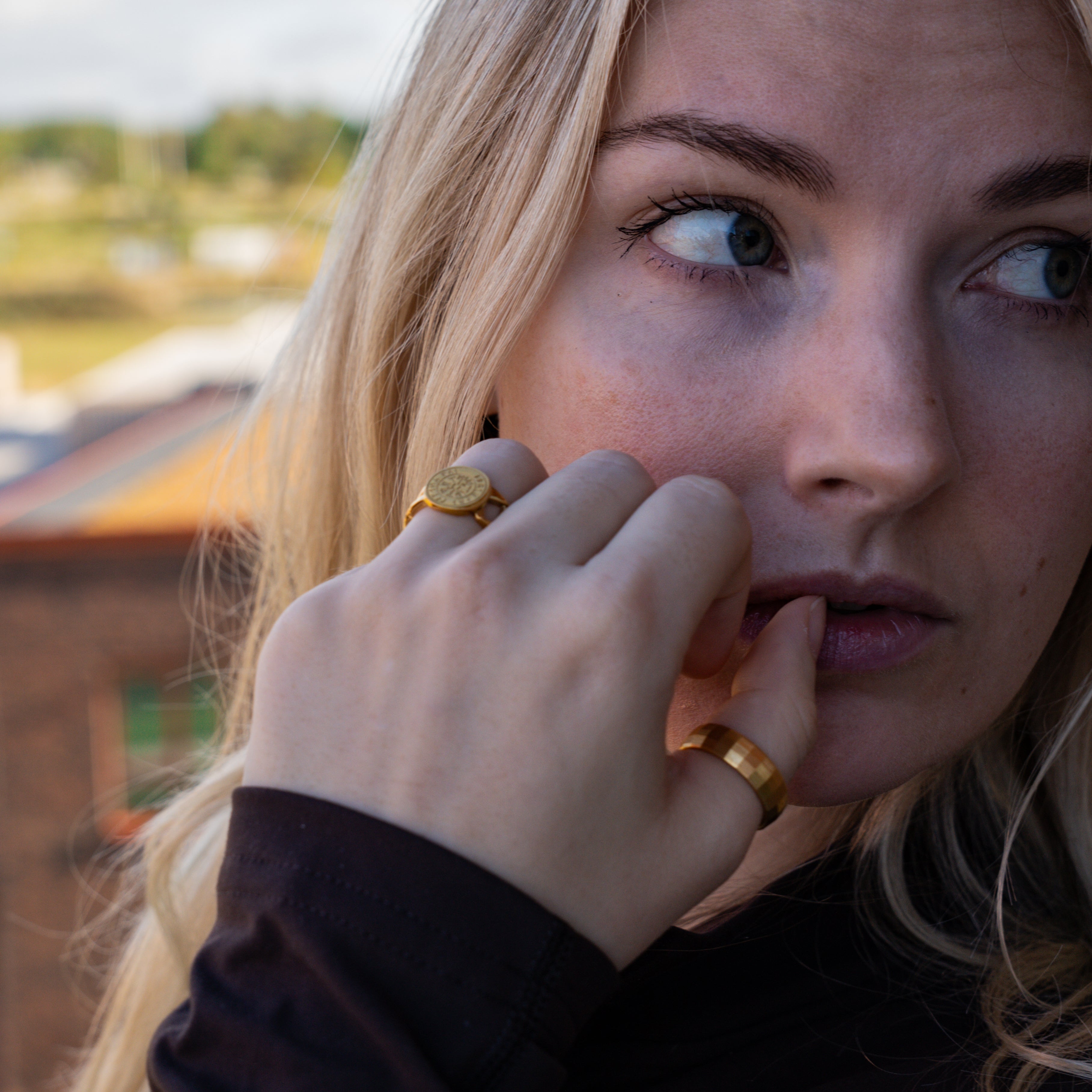 Siempre Cushion band, Guldtbelagt ring