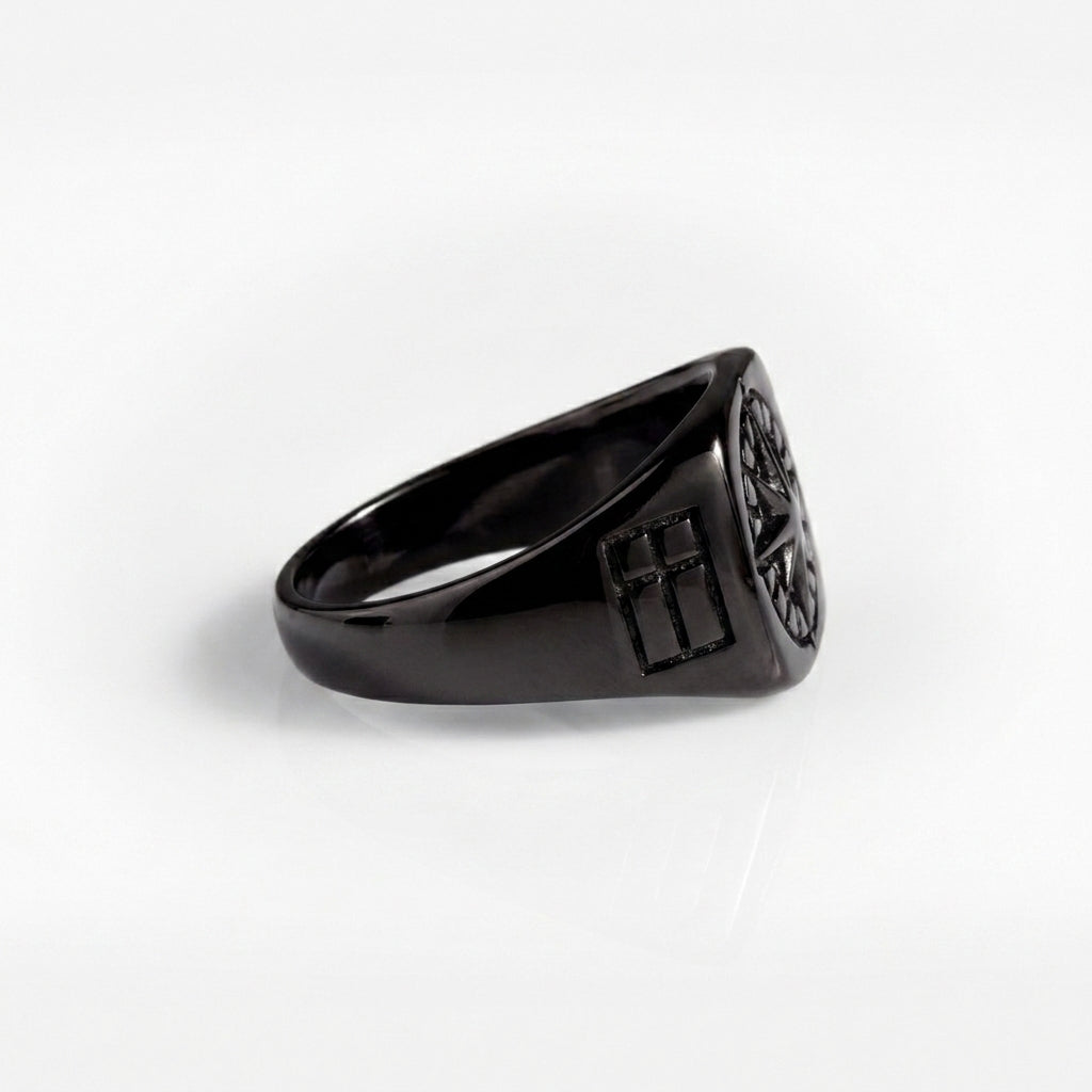 Compass Signature - Svart ring