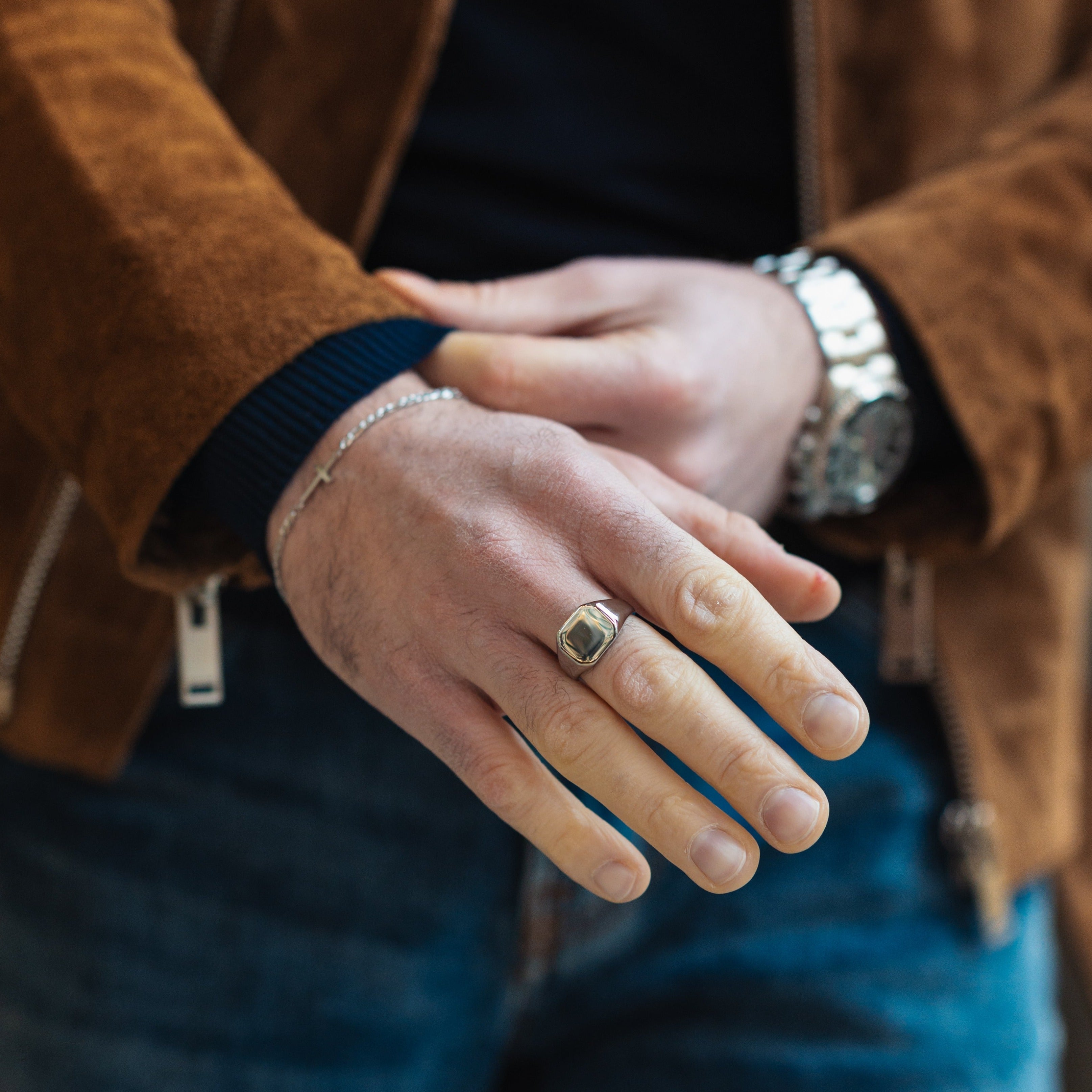 Classic Signature - Silver Tone Ring